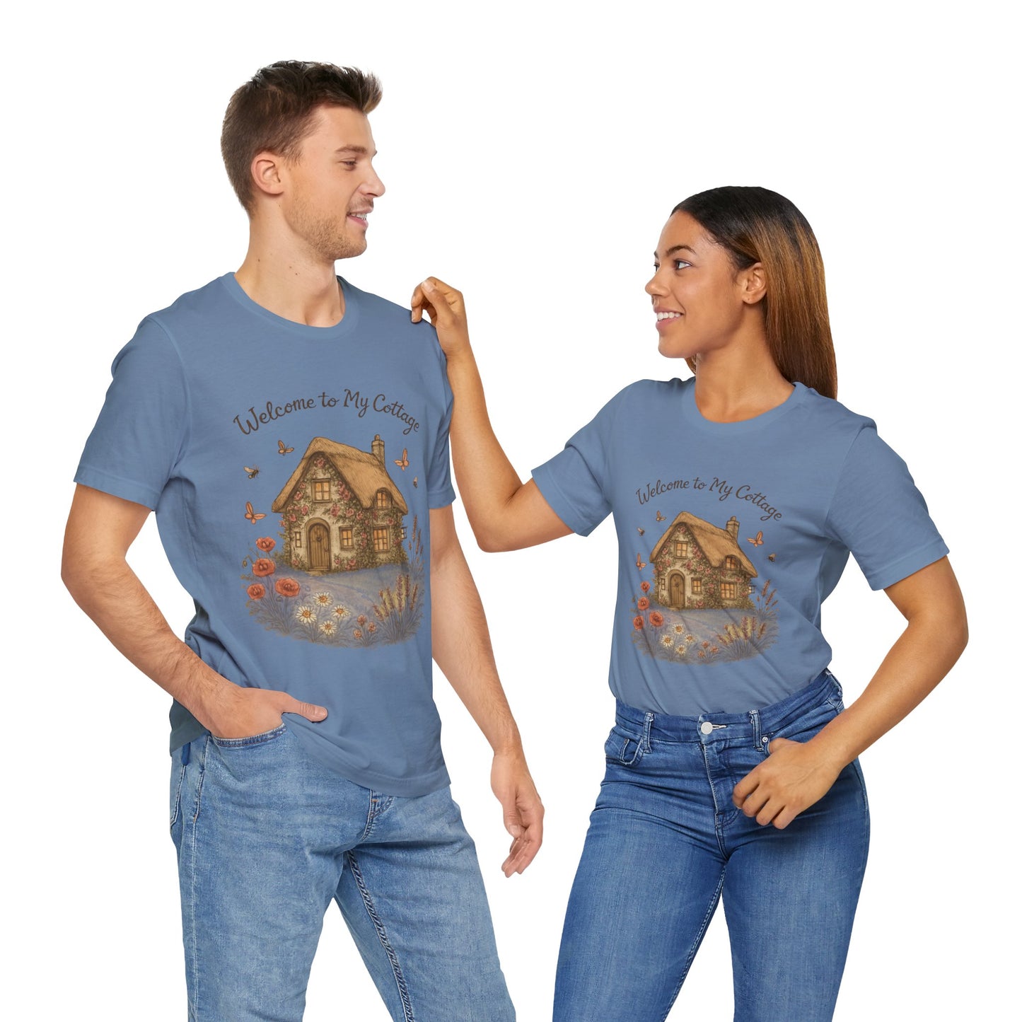 Cottage Tee - Relaxing English Countryside Short Sleeve Shirt