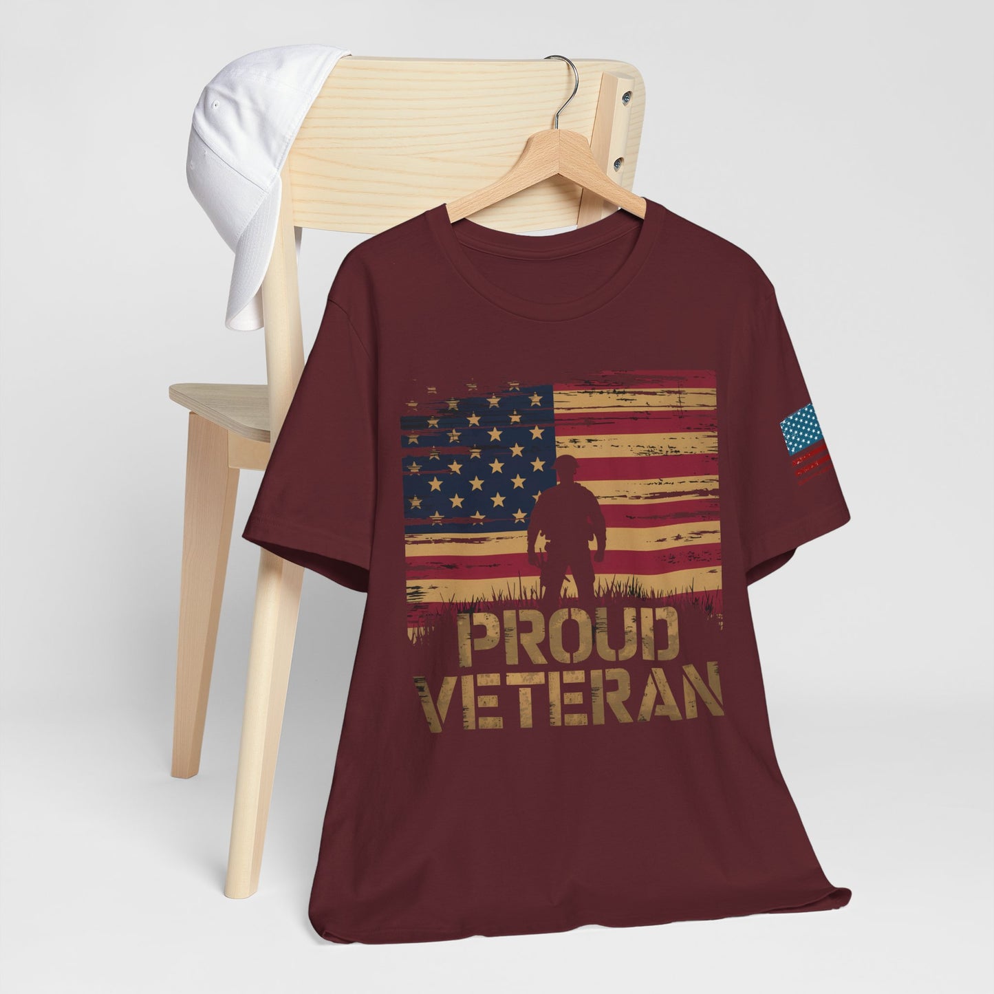 American Veteran T-Shirt — Patriotic Military Tribute Tee