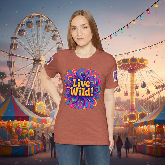 Live Wild Tee - Unisex Jersey Short Sleeve