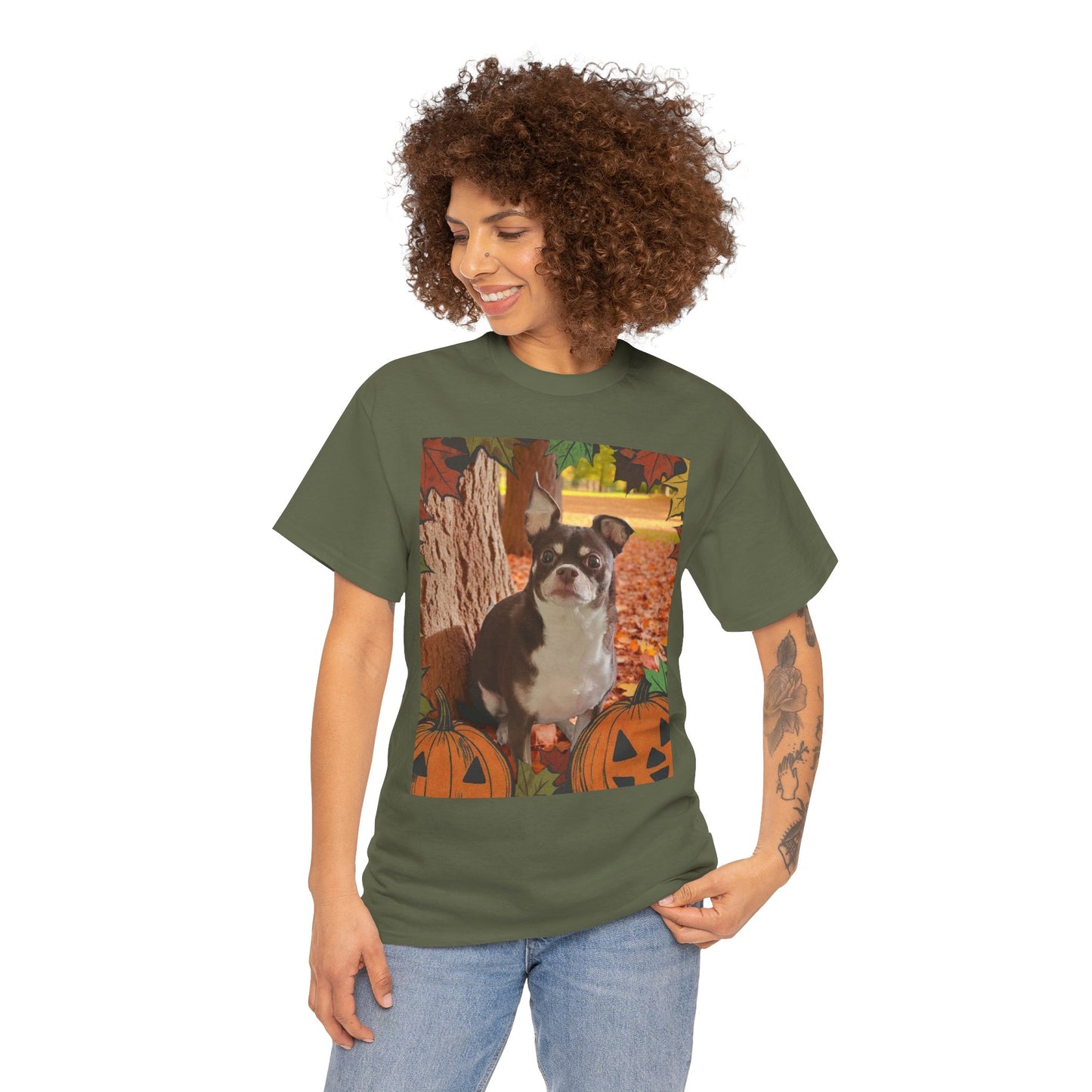 Fall Dog Unisex Tee, Dog Lovers Fall Shirt