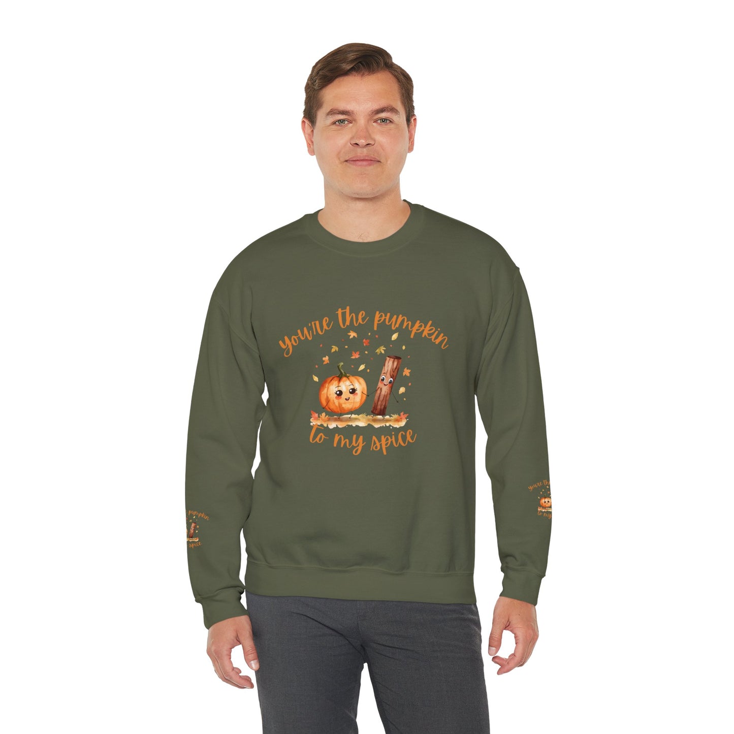 Pumpkin Spice Sweatshirt - Cozy Fall Crewneck for Halloween, Autumn Fashion, Gifts for Her, Couples Matching Outfits, Seasonal Style