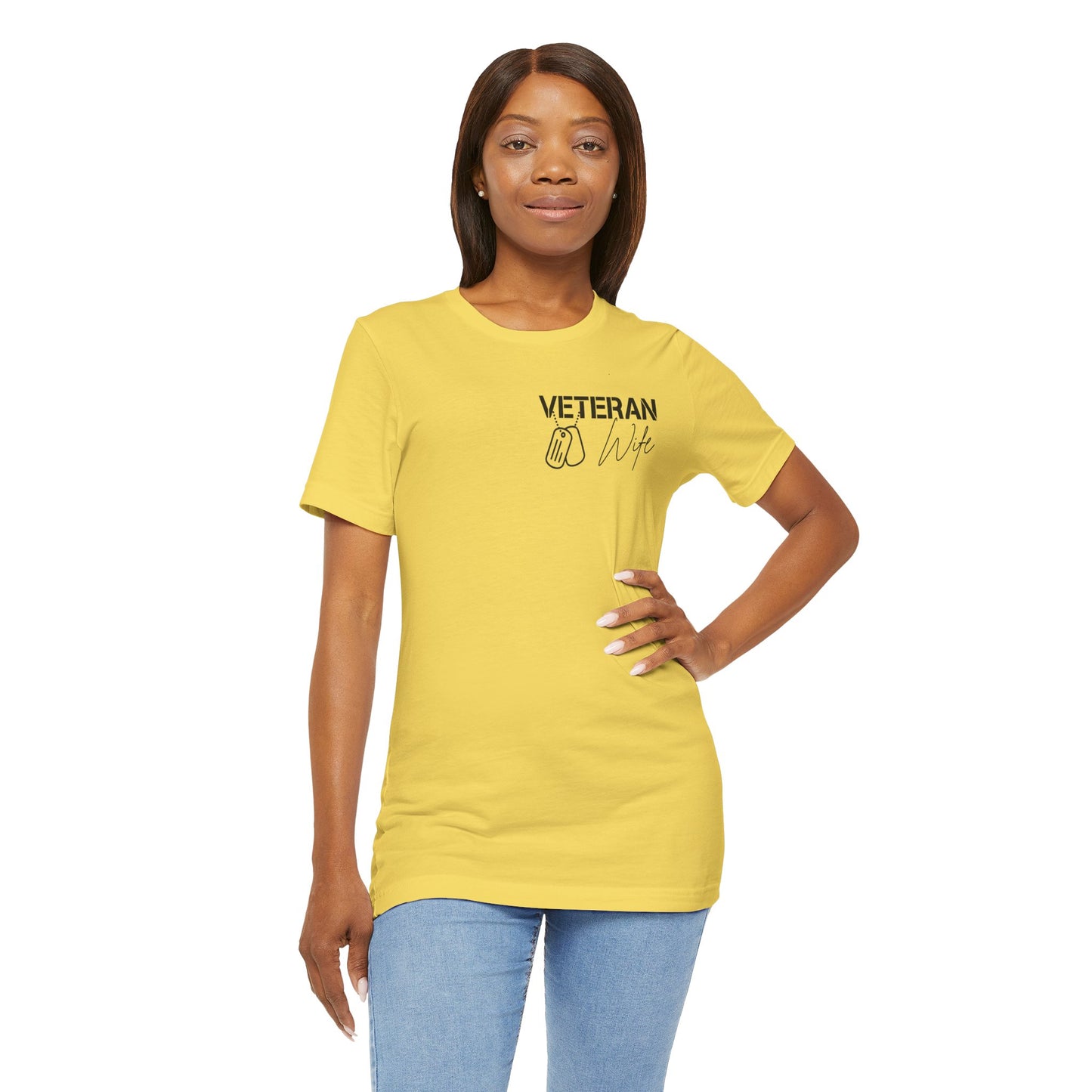 Veteran Wife T-Shirt — Proud Military Spouse Tee