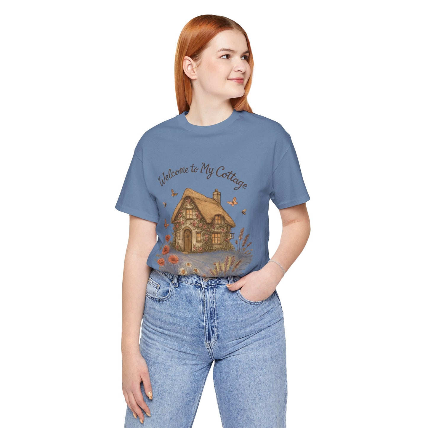 Cottage Tee - Relaxing English Countryside Short Sleeve Shirt