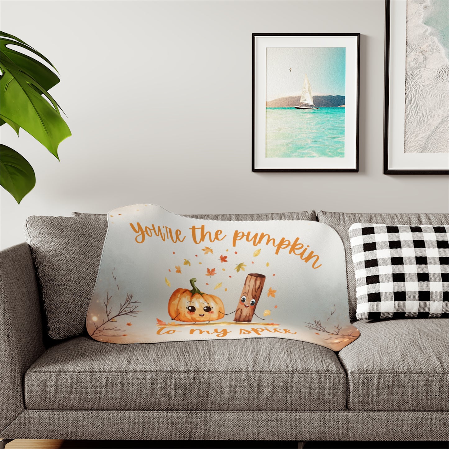 Couple Sherpa Blanket