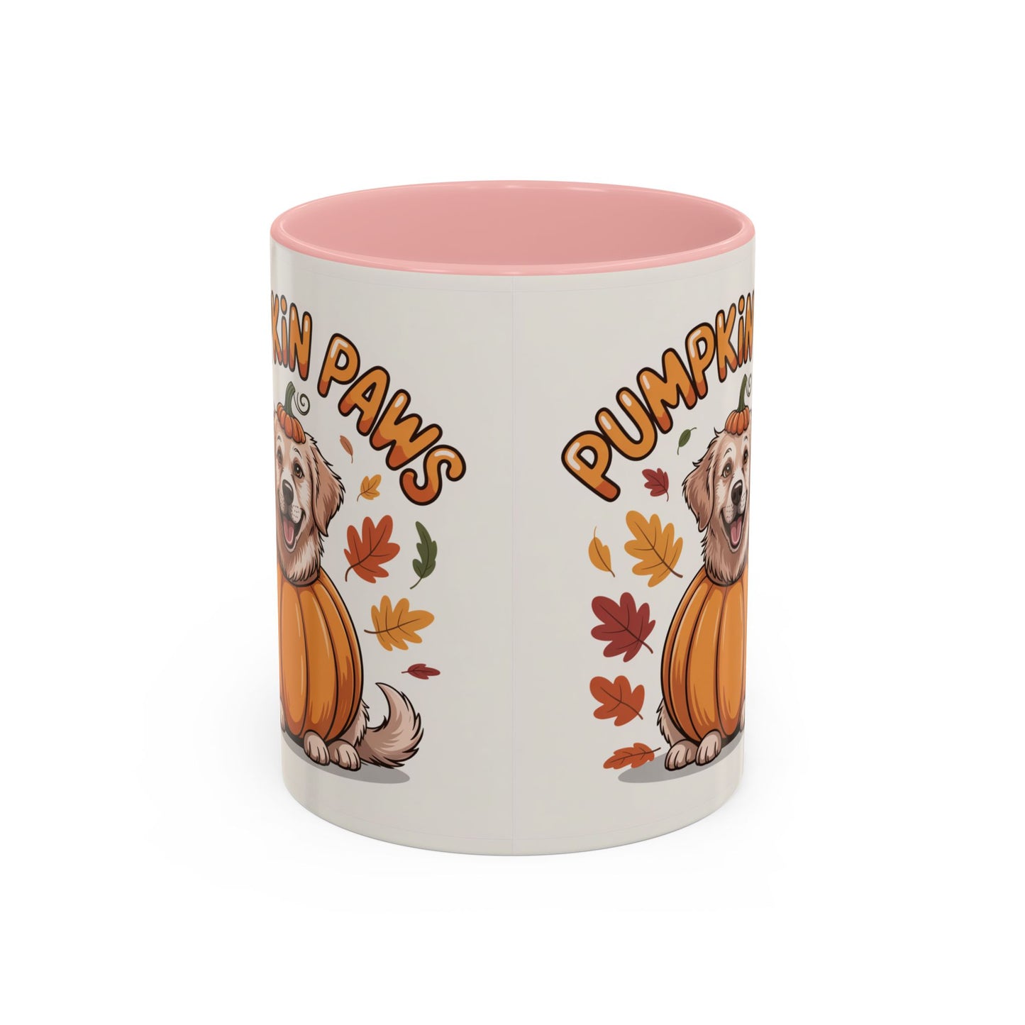 Fall Pumpkin Paws Coffee Mug, Dog Lover Gift, Autumn Home Decor, Cute Pet Mug, Halloween Coffee Cup, Seasonal Drinkware
