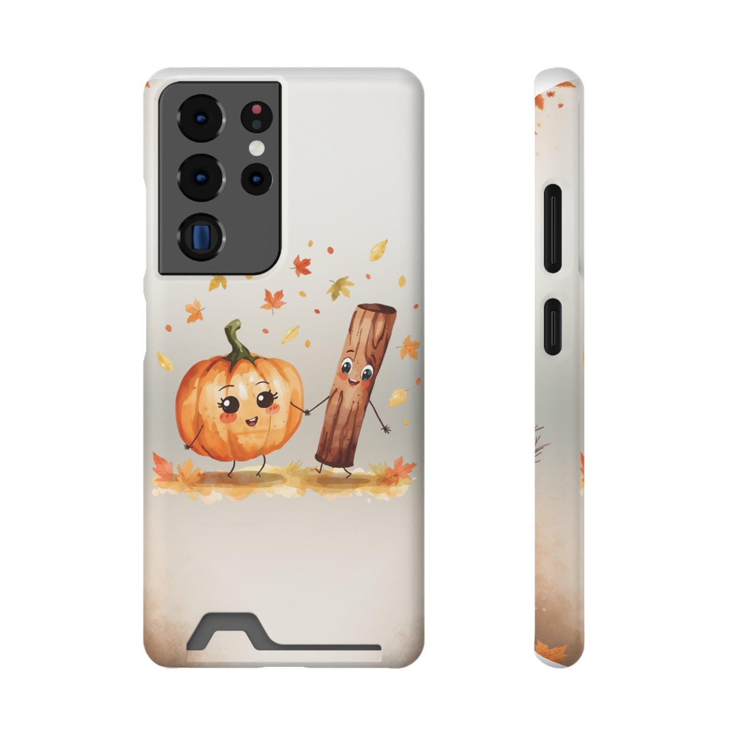 Phone Case - Pumpkin & Spice Card Holder