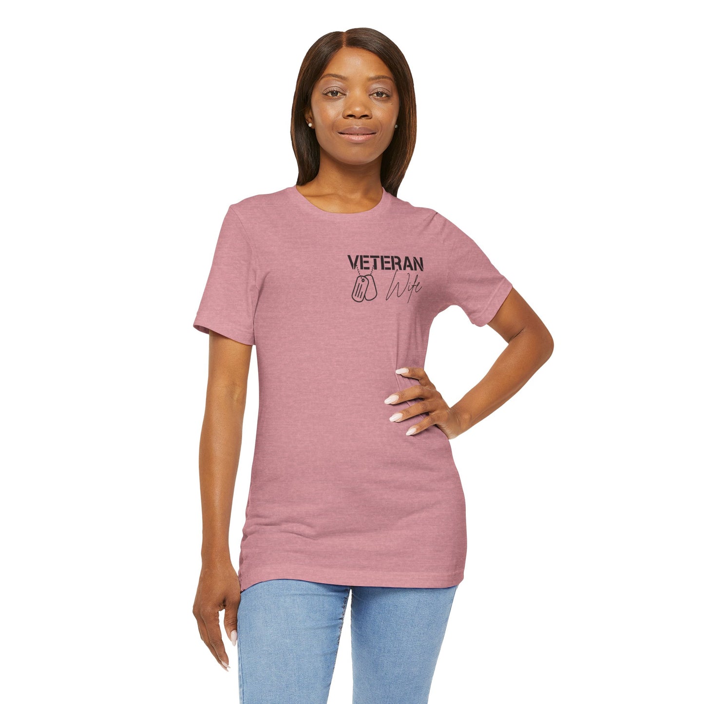 Veteran Wife T-Shirt — Proud Military Spouse Tee