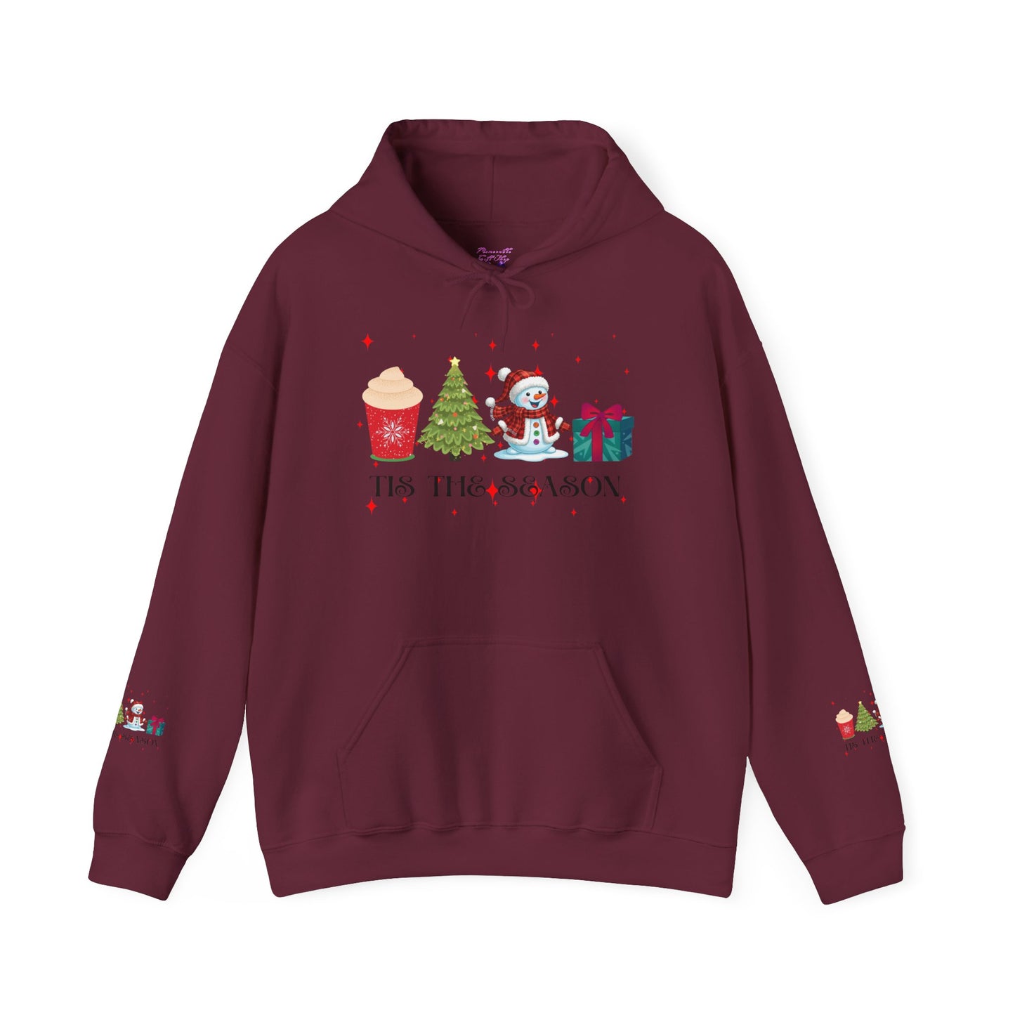 Festive Holiday Hoodie - 'Tis the Season Sweatshirt