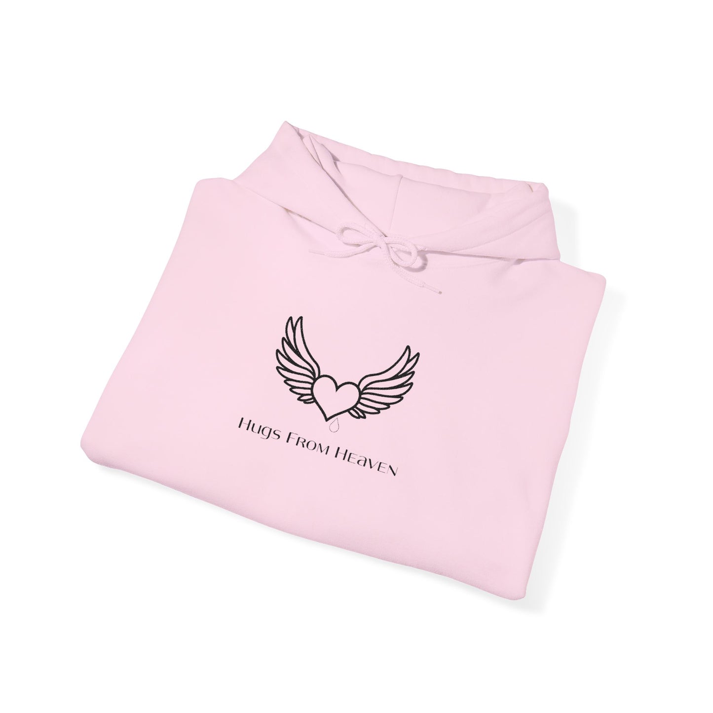 Hugs From Heaven Hoodie — Heart & Wings Memorial Sweatshirt