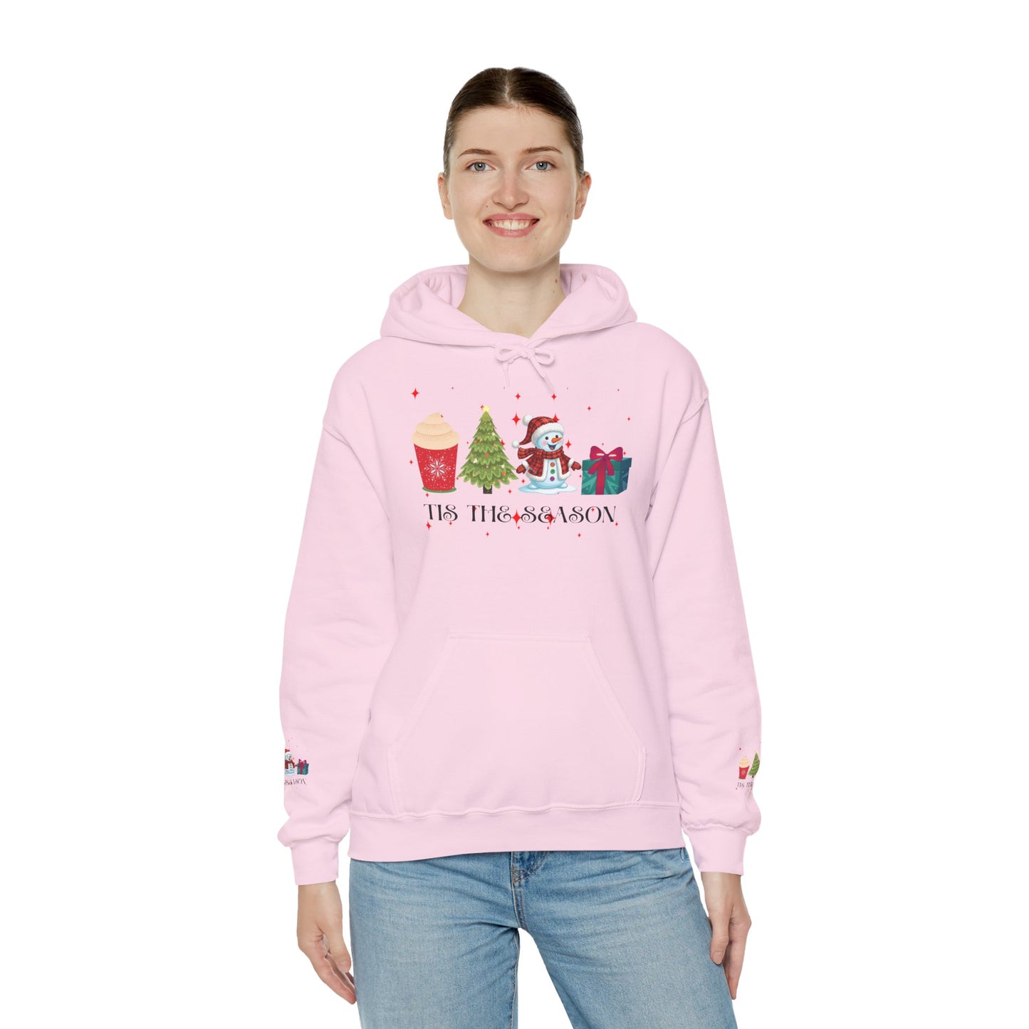 Festive Holiday Hoodie - 'Tis the Season Sweatshirt