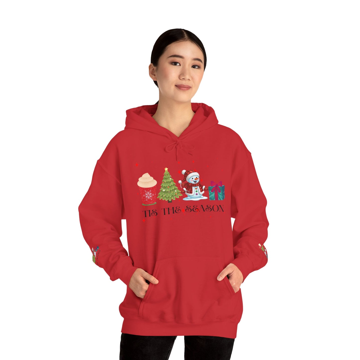Festive Holiday Hoodie - 'Tis the Season Sweatshirt