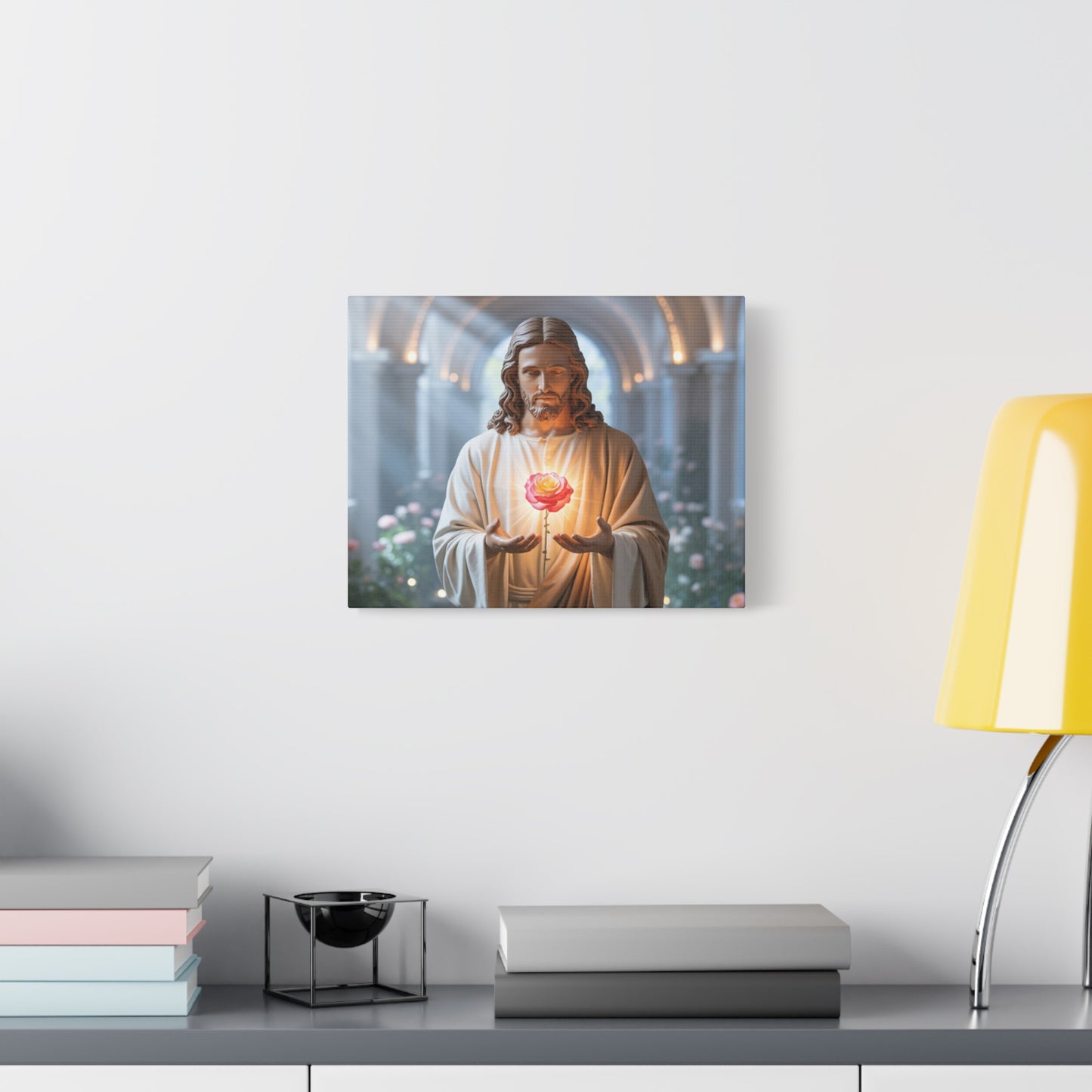 Inspirational Jesus Canvas Art, Religious Wall Decor, Faith-Based Home Decoration, Spiritual Gift for Believers, Church Wall Hanging, [...]
