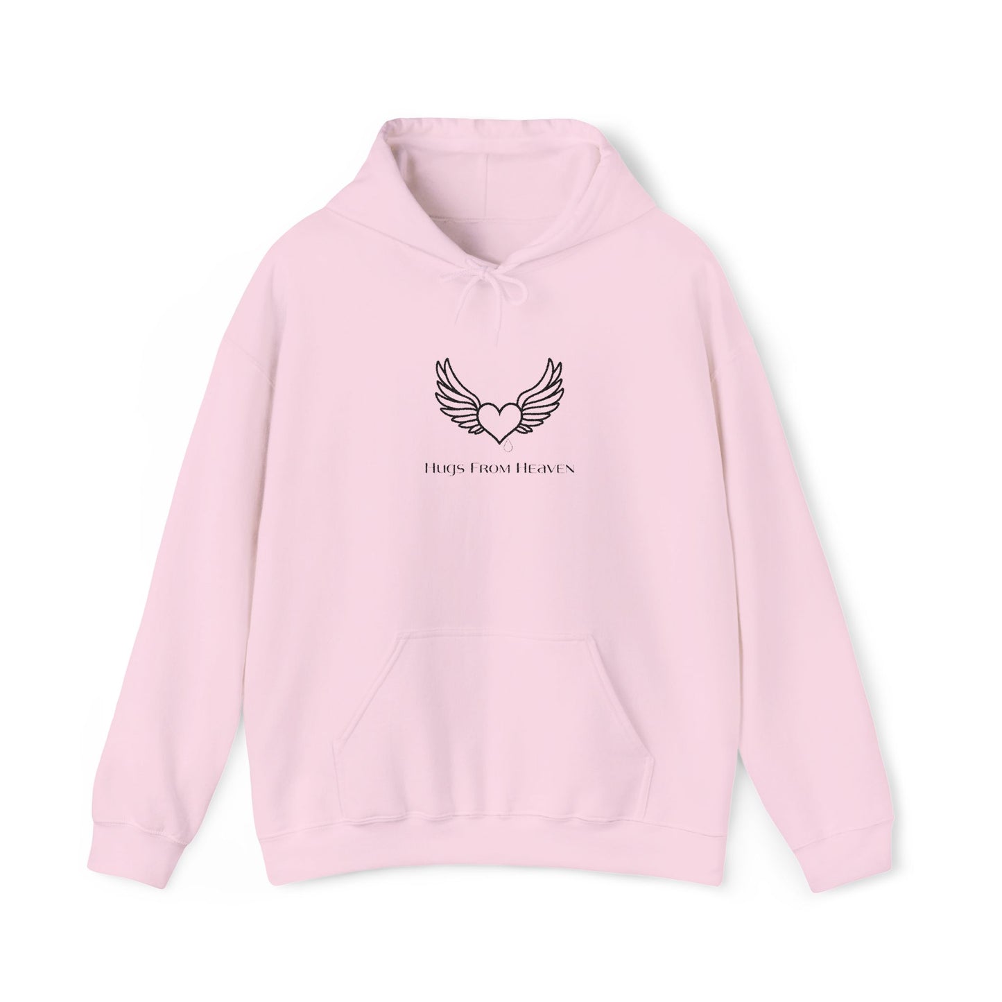 Hugs From Heaven Hoodie — Heart & Wings Memorial Sweatshirt