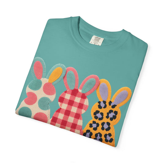 Easter Bunny Trio Graphic T-Shirt