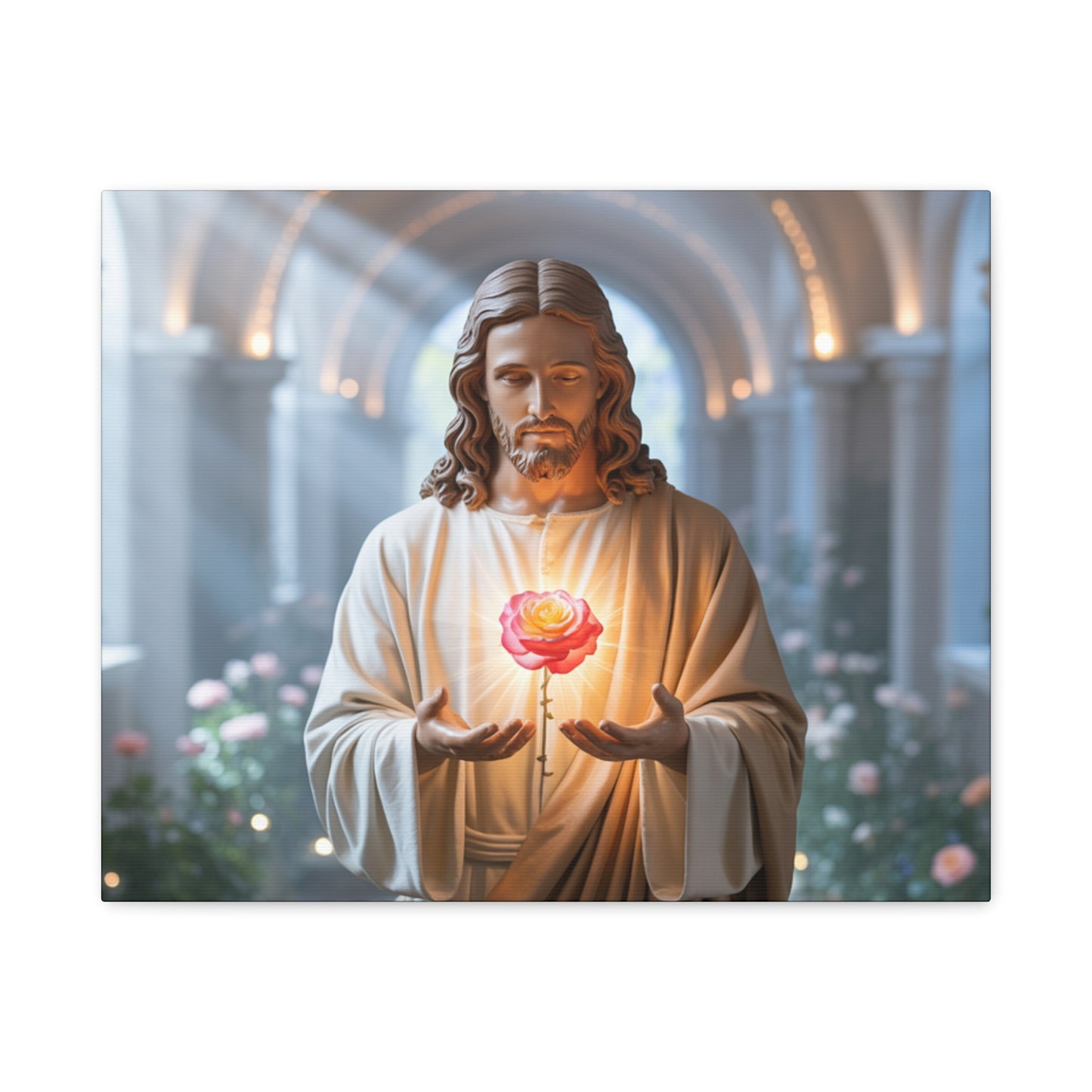 Inspirational Jesus Canvas Art, Religious Wall Decor, Faith-Based Home Decoration, Spiritual Gift for Believers, Church Wall Hanging, [...]