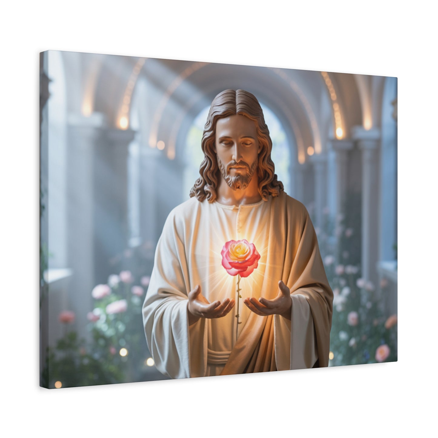 Inspirational Jesus Canvas Art, Religious Wall Decor, Faith-Based Home Decoration, Spiritual Gift for Believers, Church Wall Hanging, [...]