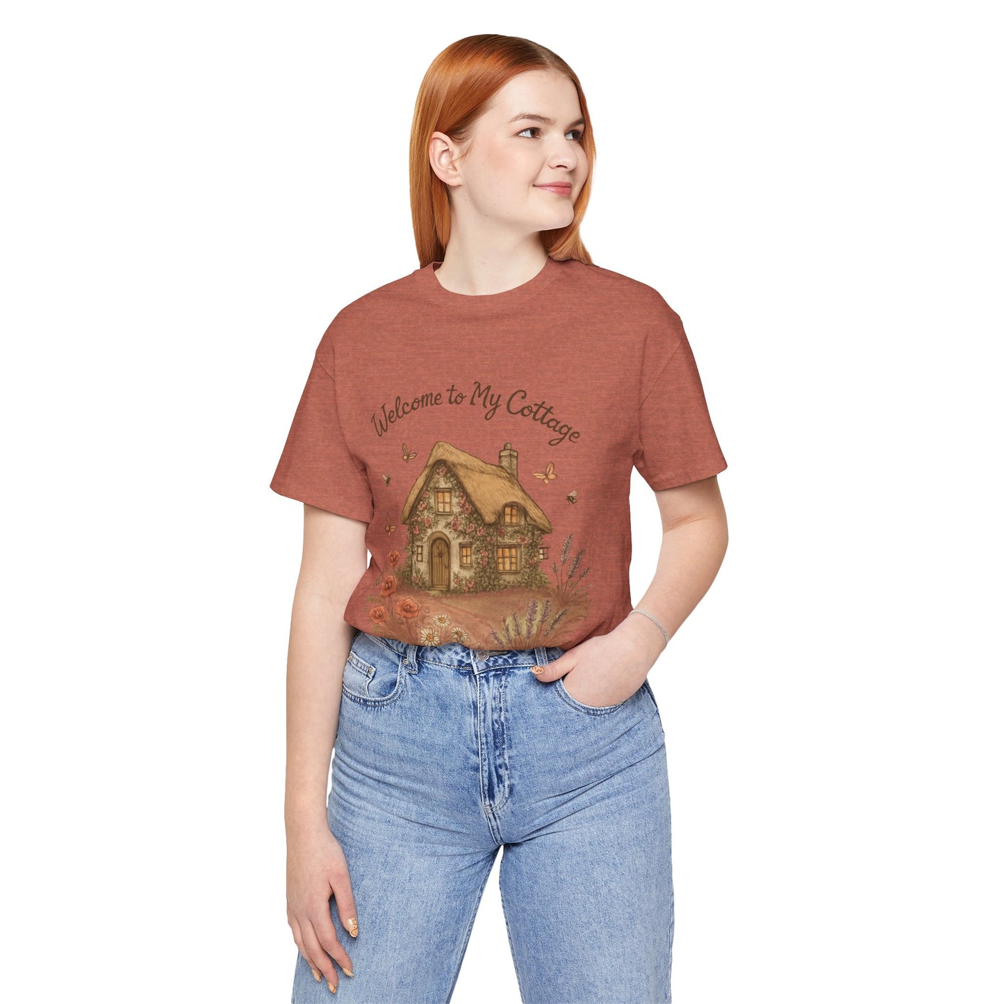 Cottage Tee - Relaxing English Countryside Short Sleeve Shirt