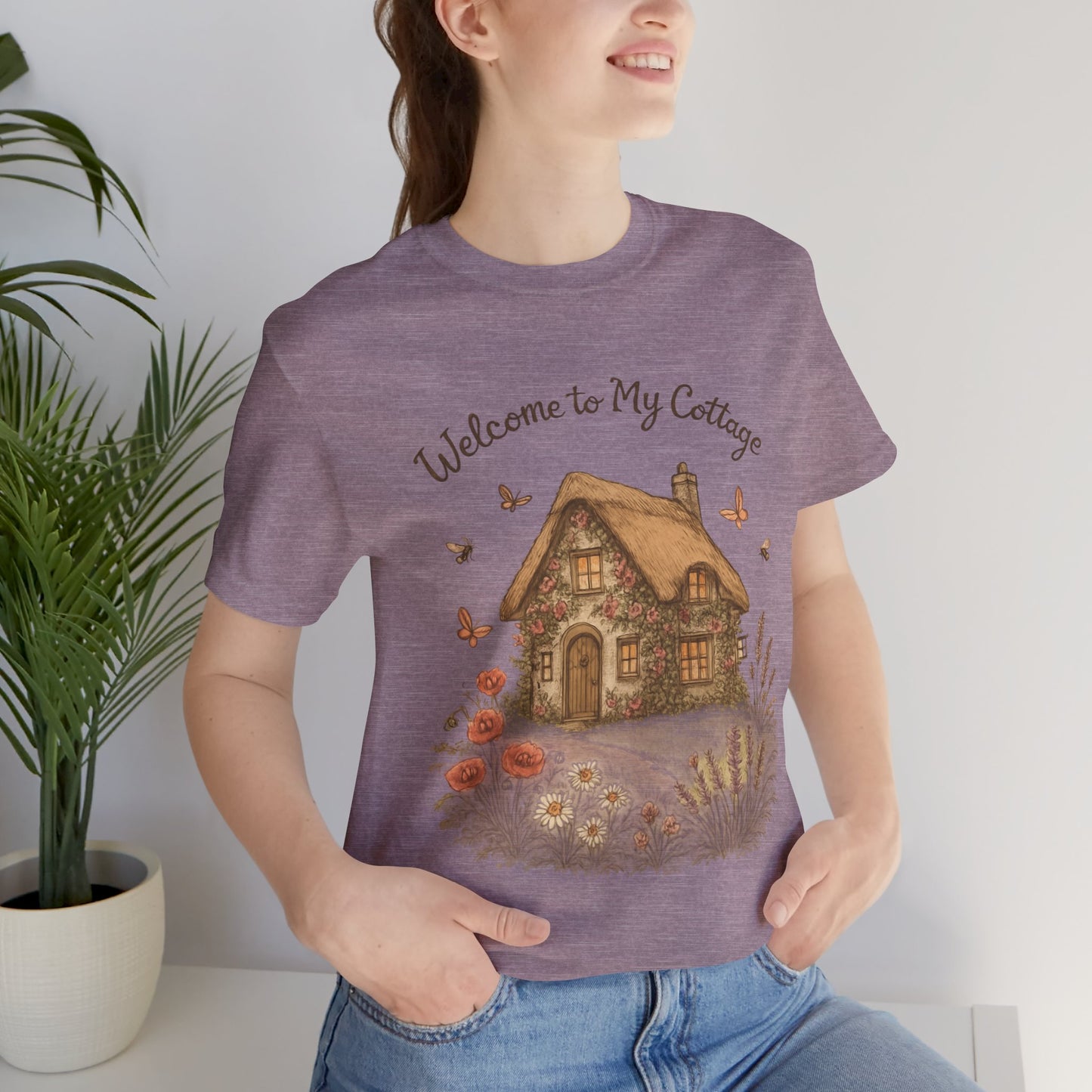 Cottage Tee - Relaxing English Countryside Short Sleeve Shirt