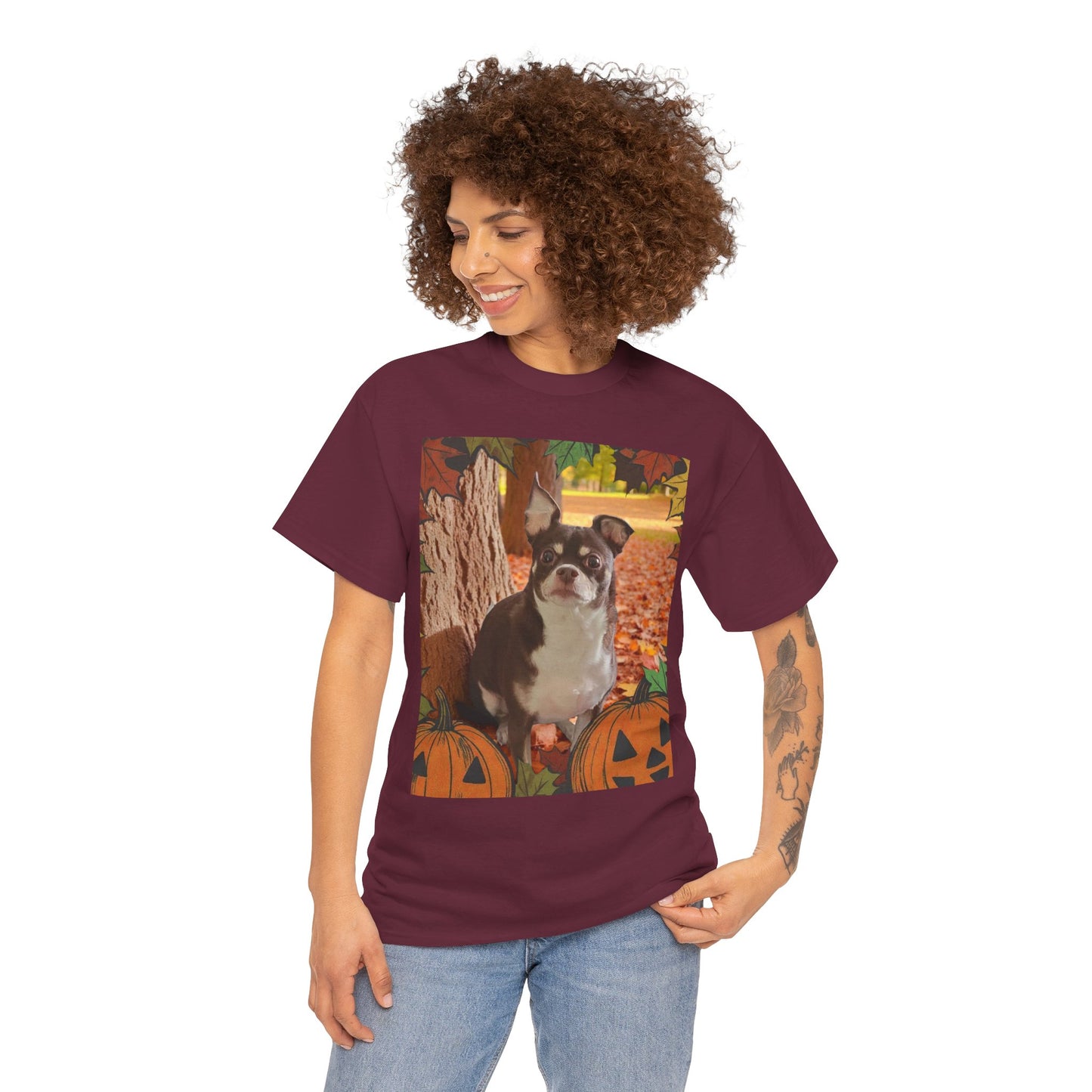 Fall Dog Unisex Tee, Dog Lovers Fall Shirt