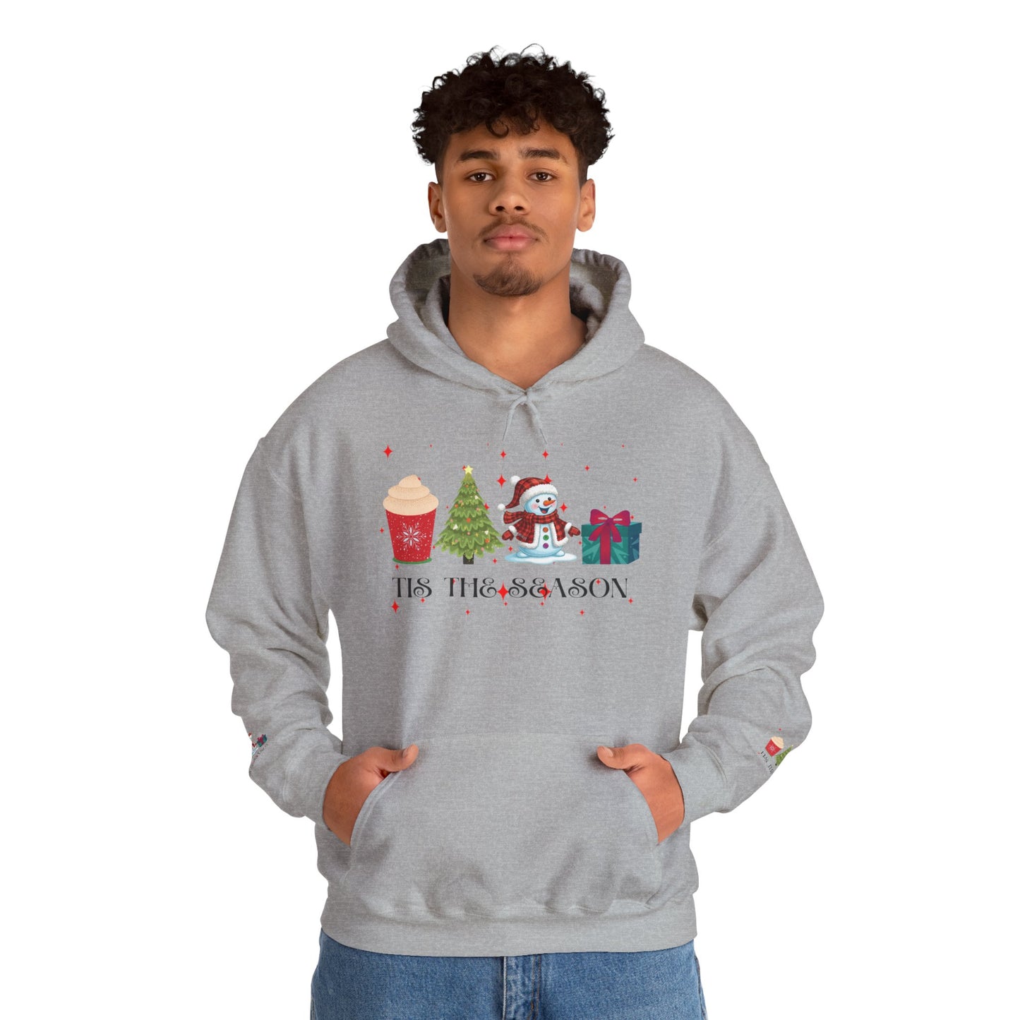 Festive Holiday Hoodie - 'Tis the Season Sweatshirt