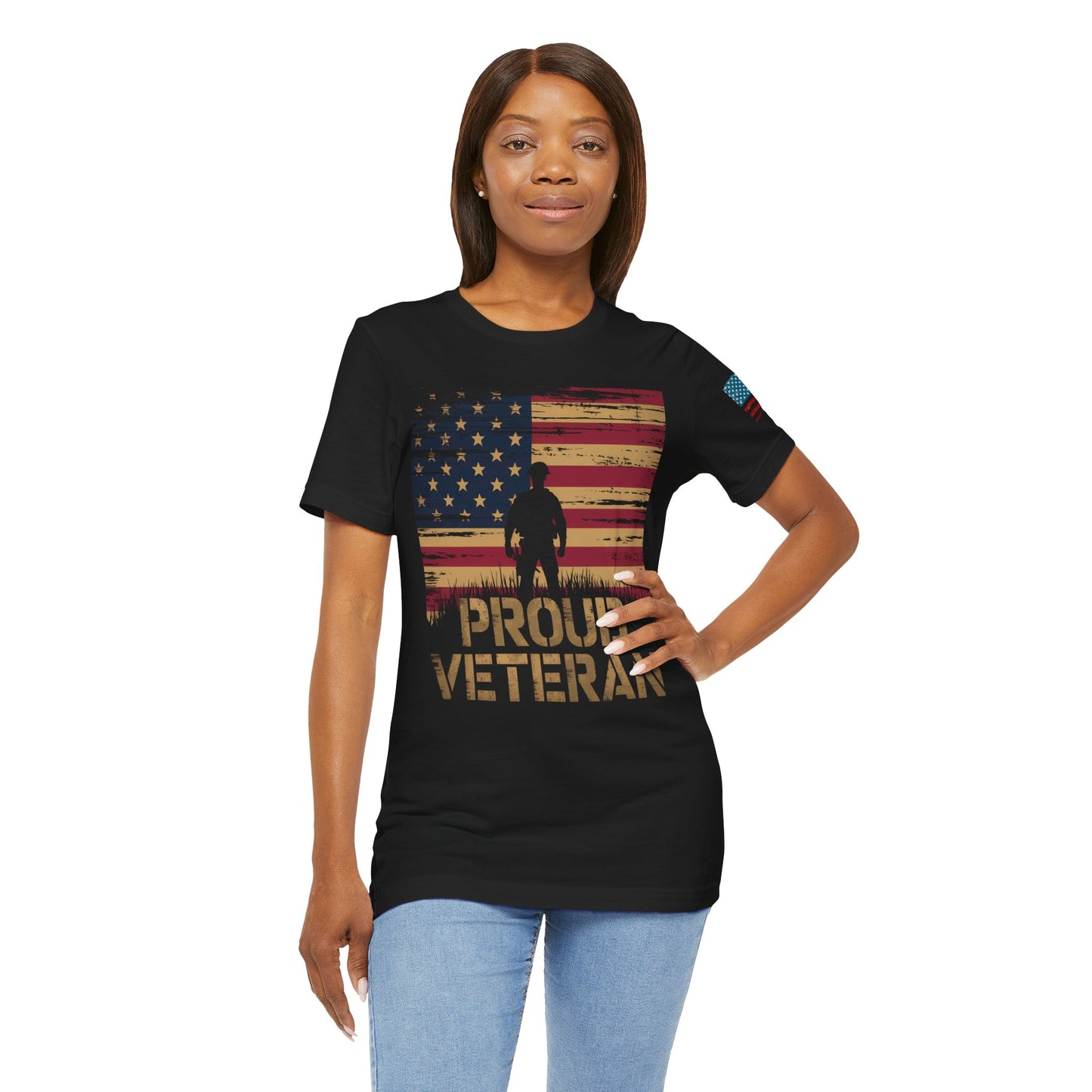 American Veteran T-Shirt — Patriotic Military Tribute Tee