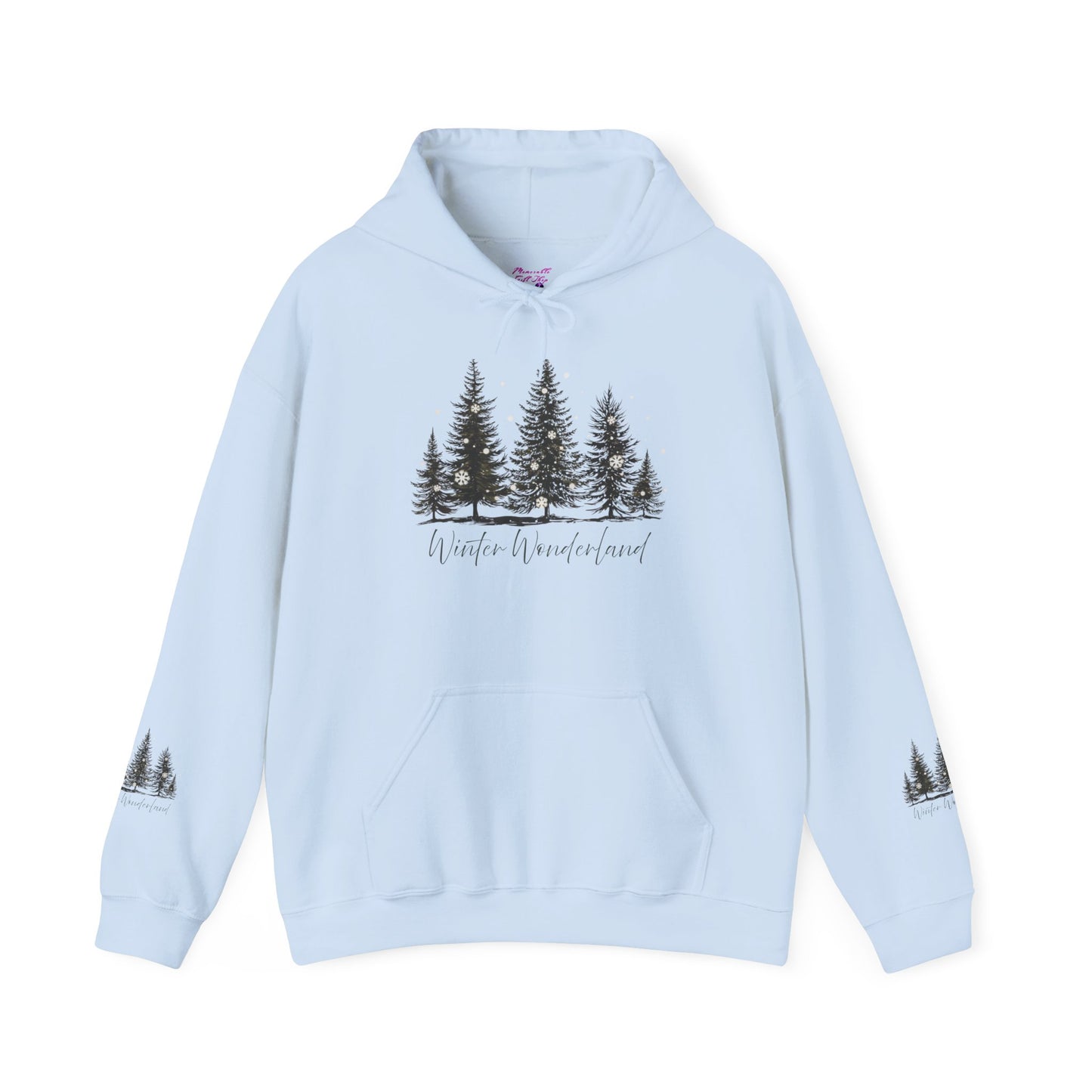 Lush Forest Hoodie - Cozy Unisex Heavy Blend Sweatshirt for Nature Lovers