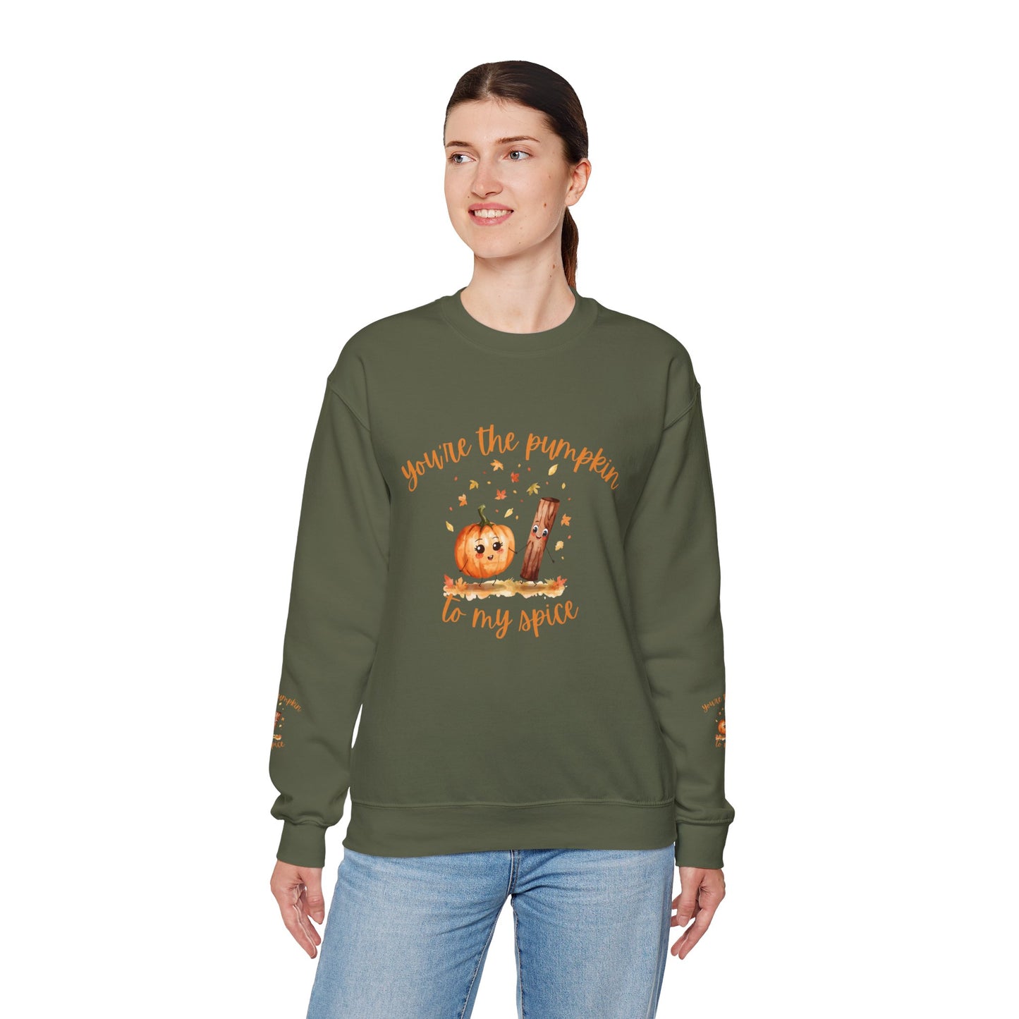 Pumpkin Spice Sweatshirt - Cozy Fall Crewneck for Halloween, Autumn Fashion, Gifts for Her, Couples Matching Outfits, Seasonal Style