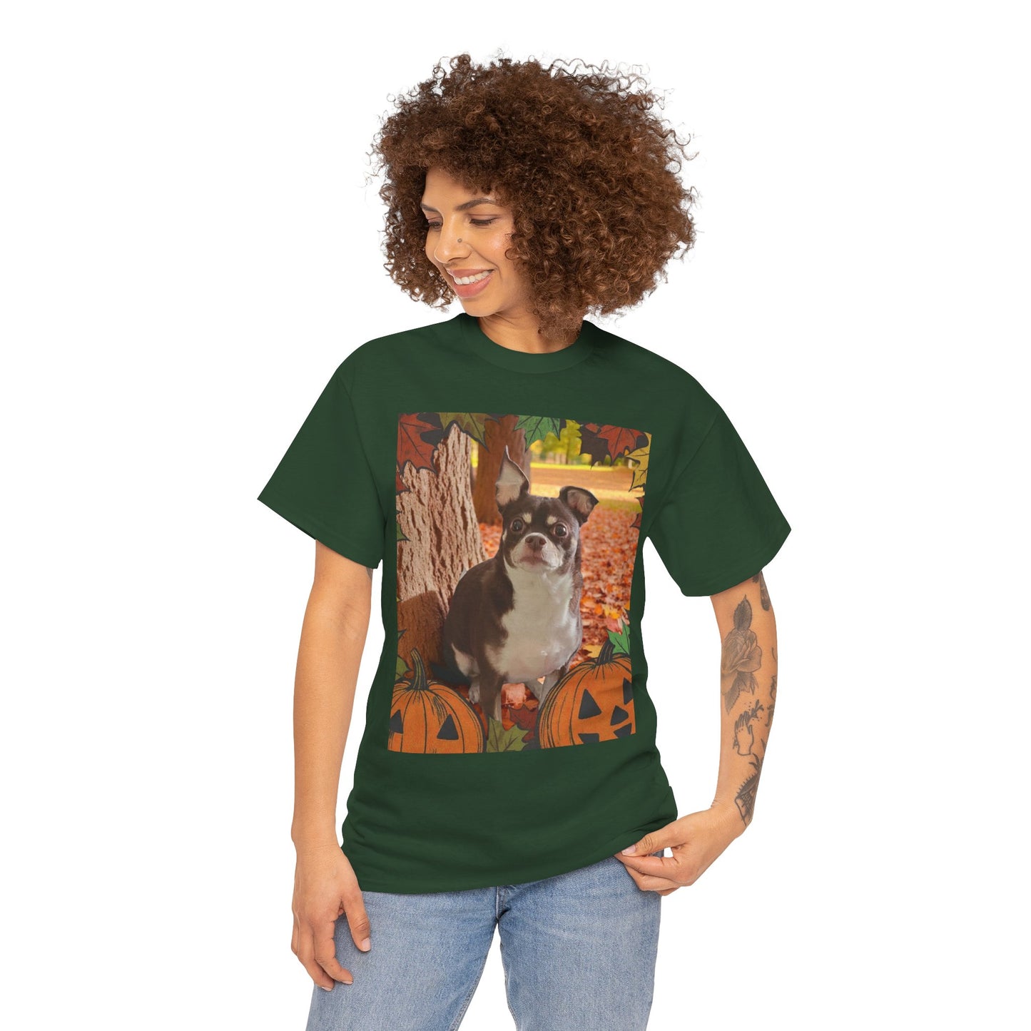 Fall Dog Unisex Tee, Dog Lovers Fall Shirt