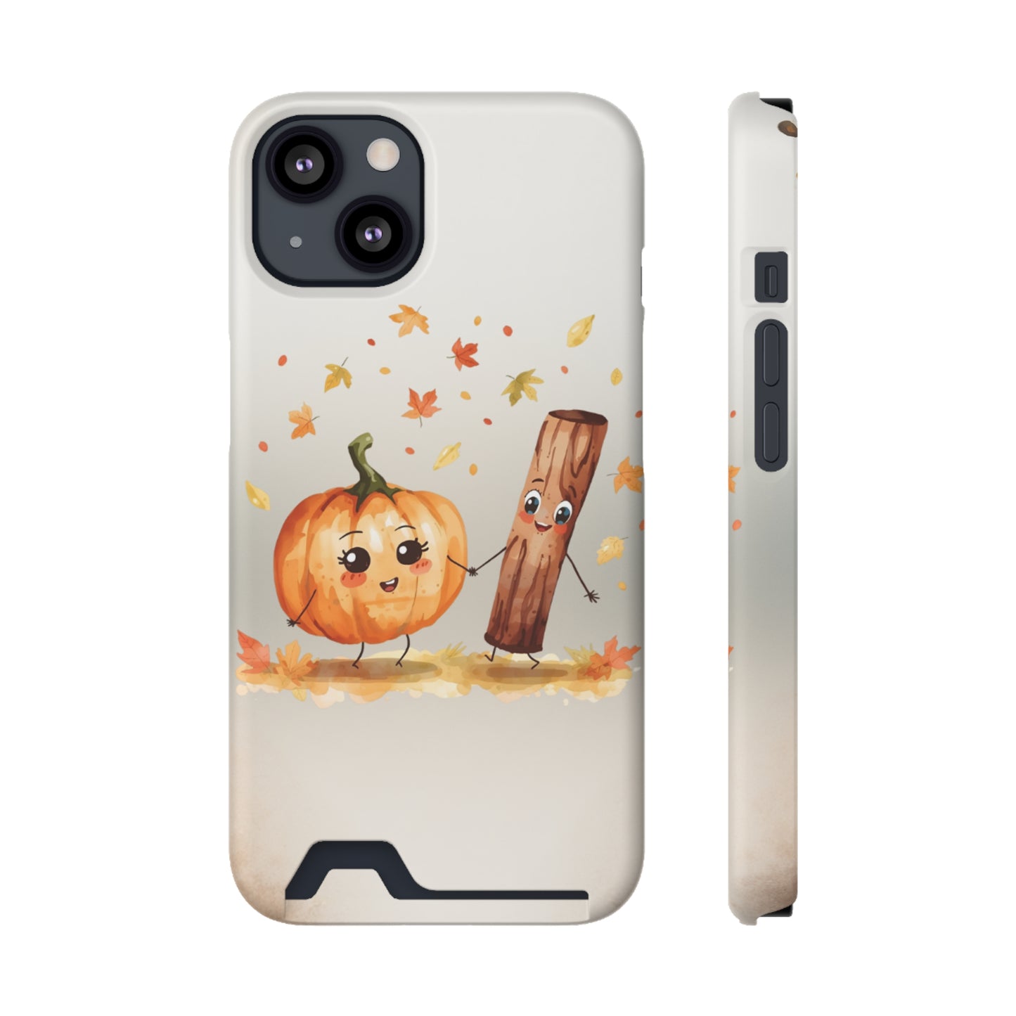 Phone Case - Pumpkin & Spice Card Holder