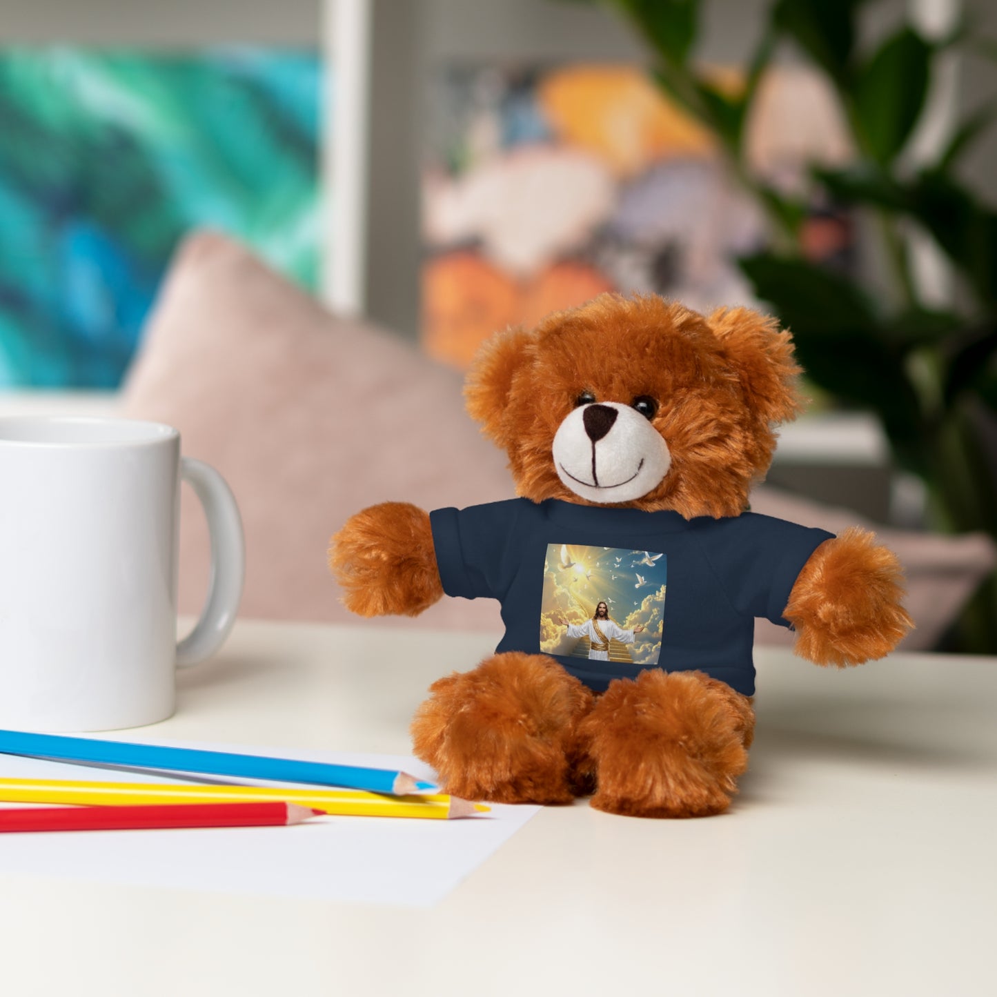 Cute Stuffed Animals with Custom Tee