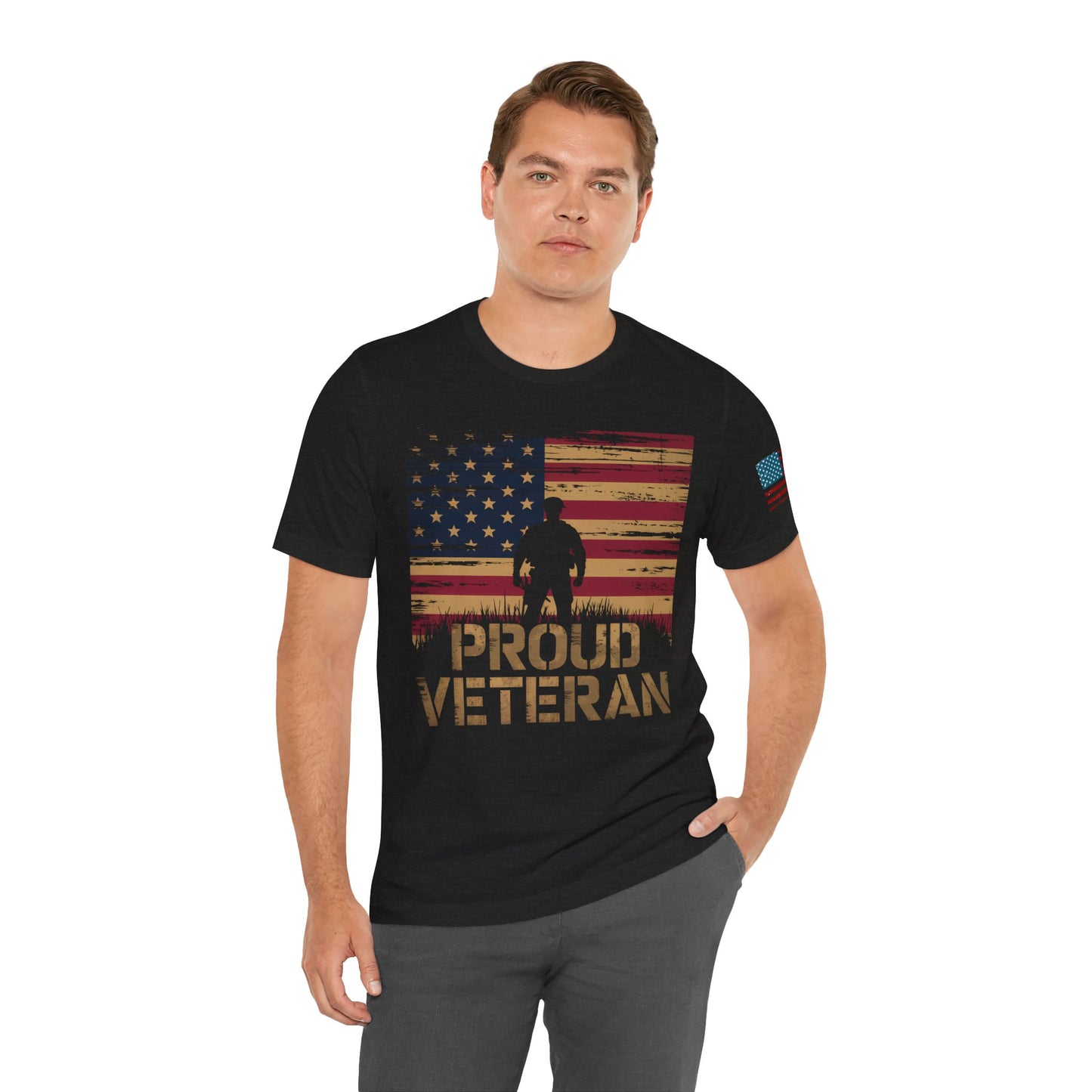 American Veteran T-Shirt — Patriotic Military Tribute Tee
