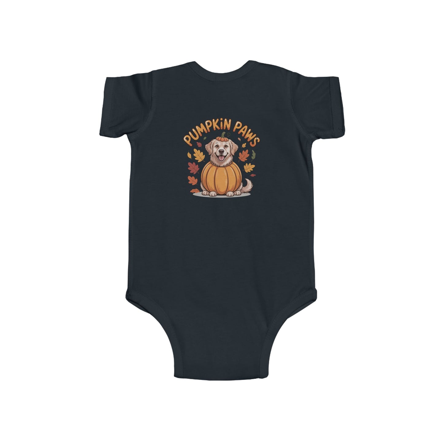 Pumpkin Paws Infant Bodysuit, Cute Baby Halloween Outfit, Autumn Cat Bodysuit, Fall Baby Clothes, Adorable Baby Gift