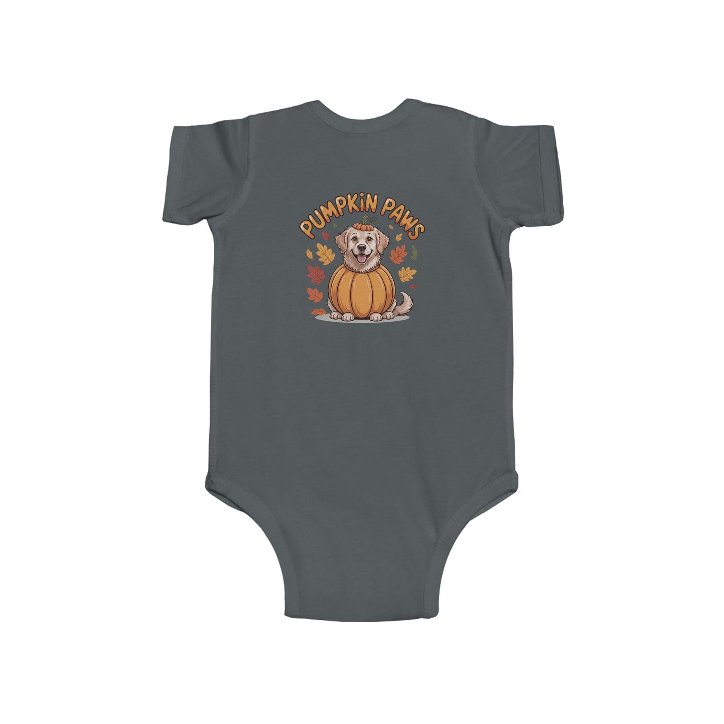 Pumpkin Paws Infant Bodysuit, Cute Baby Halloween Outfit, Autumn Cat Bodysuit, Fall Baby Clothes, Adorable Baby Gift