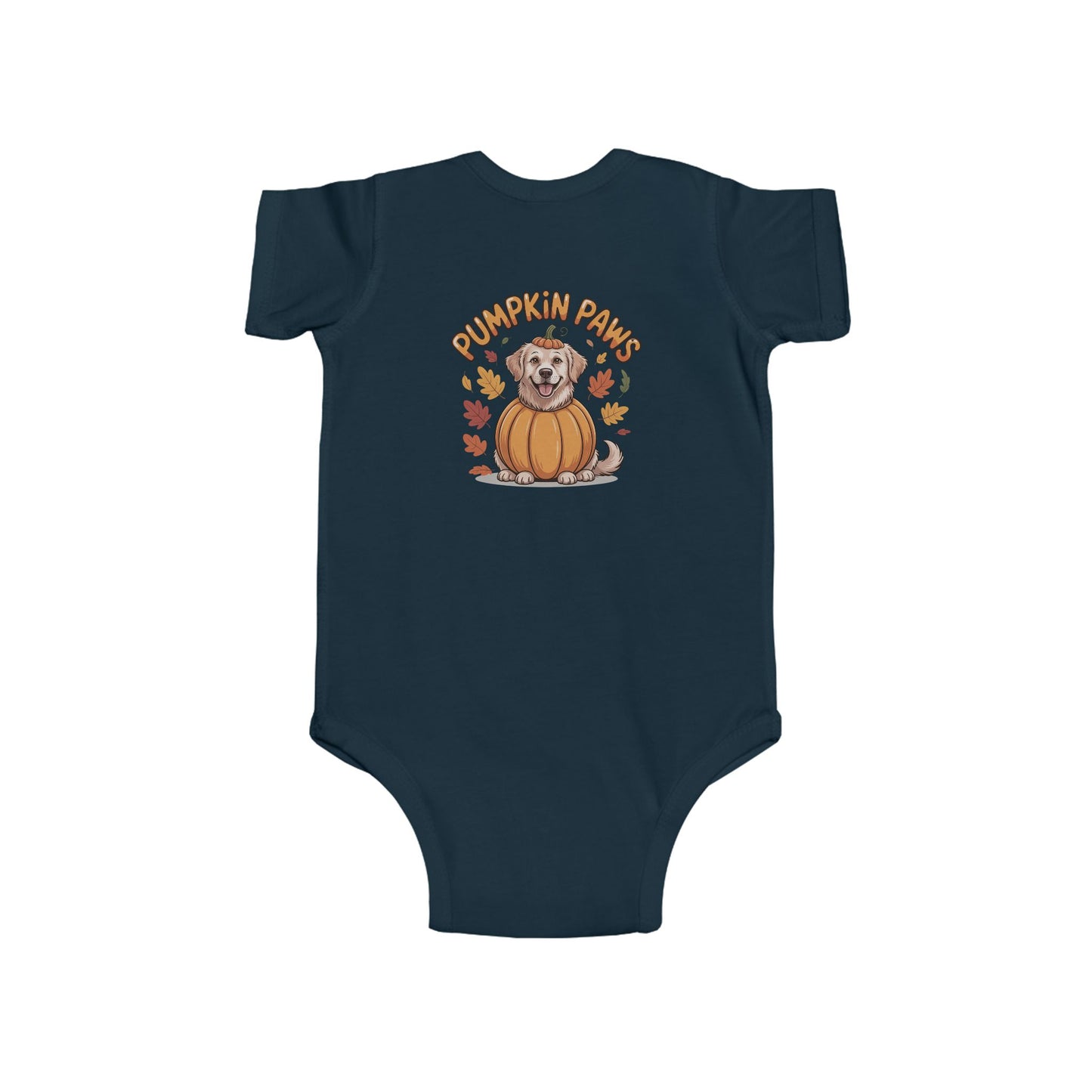 Pumpkin Paws Infant Bodysuit, Cute Baby Halloween Outfit, Autumn Cat Bodysuit, Fall Baby Clothes, Adorable Baby Gift