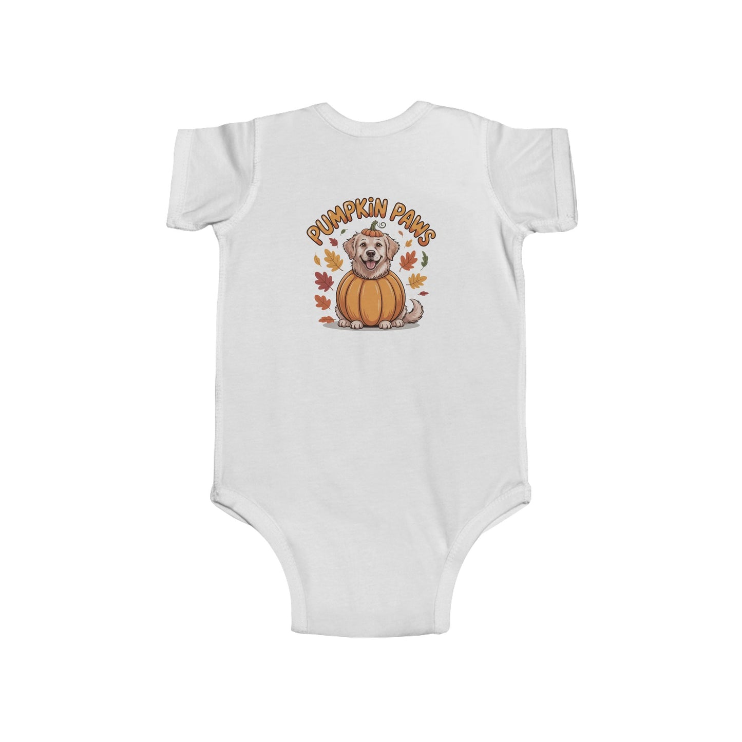 Pumpkin Paws Infant Bodysuit, Cute Baby Halloween Outfit, Autumn Cat Bodysuit, Fall Baby Clothes, Adorable Baby Gift