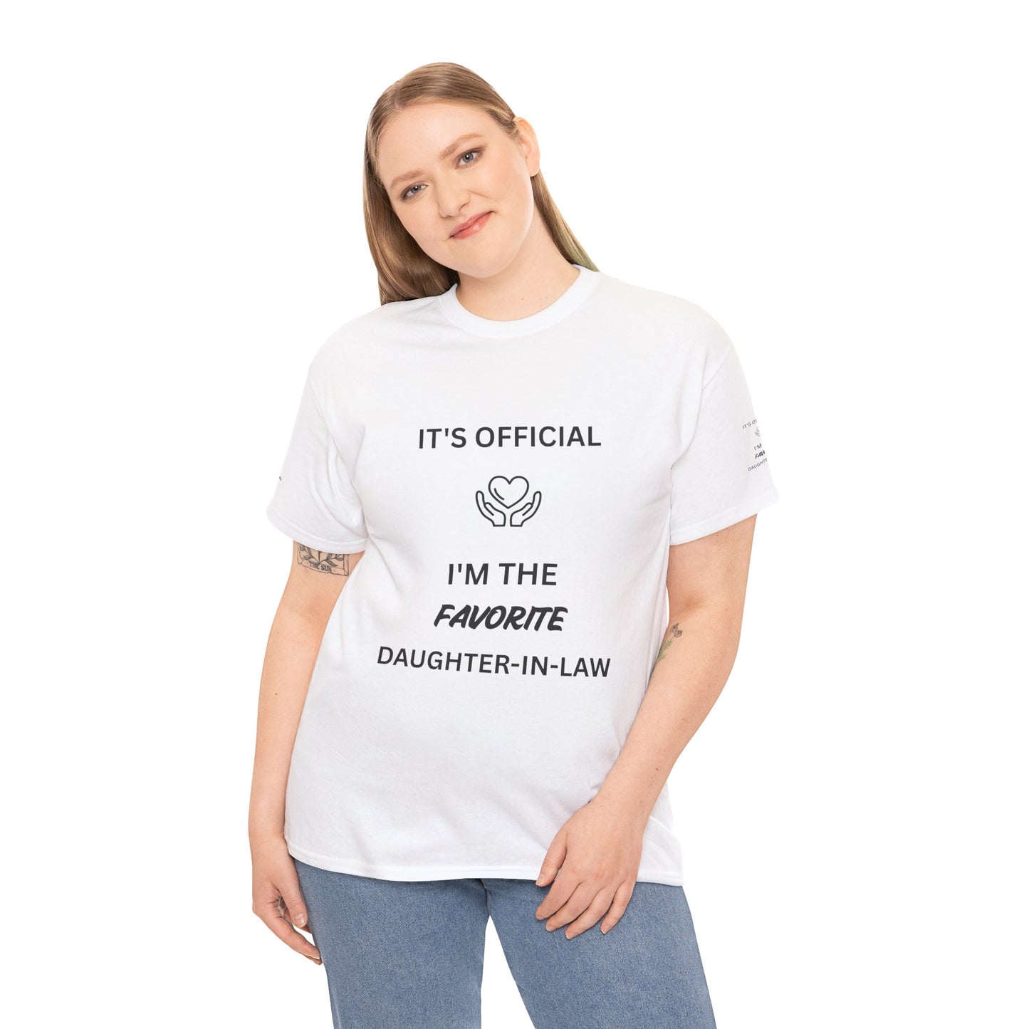 Favorite Daughter-in-Law T-Shirt - "It's Official I'm the Favorite" Gift Tee