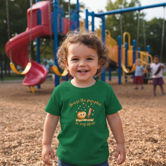 Cute Pumpkin Baby Tee - You're the Pumpkin to My Spice, Infant Shirt for Halloween, Fall Baby Clothes, Toddler Halloween Outfits, Baby [...]