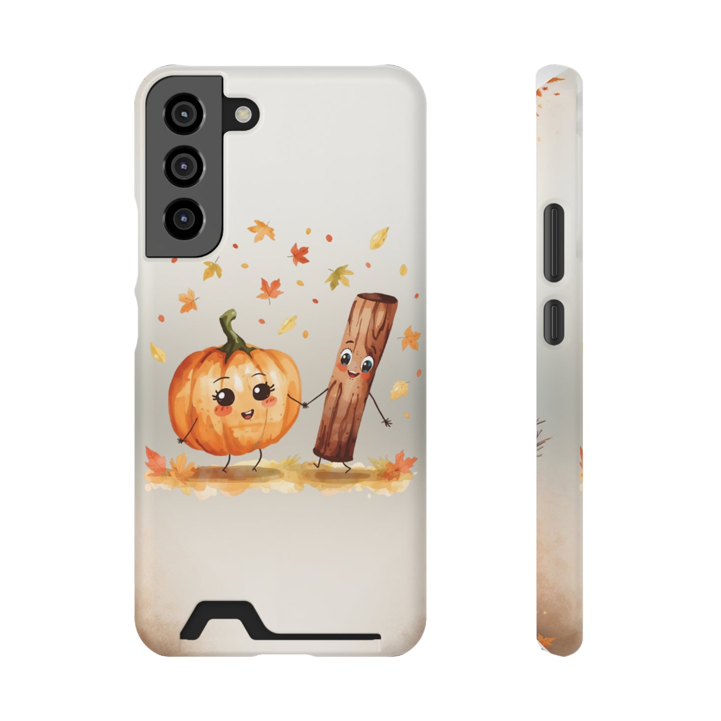Phone Case - Pumpkin & Spice Card Holder