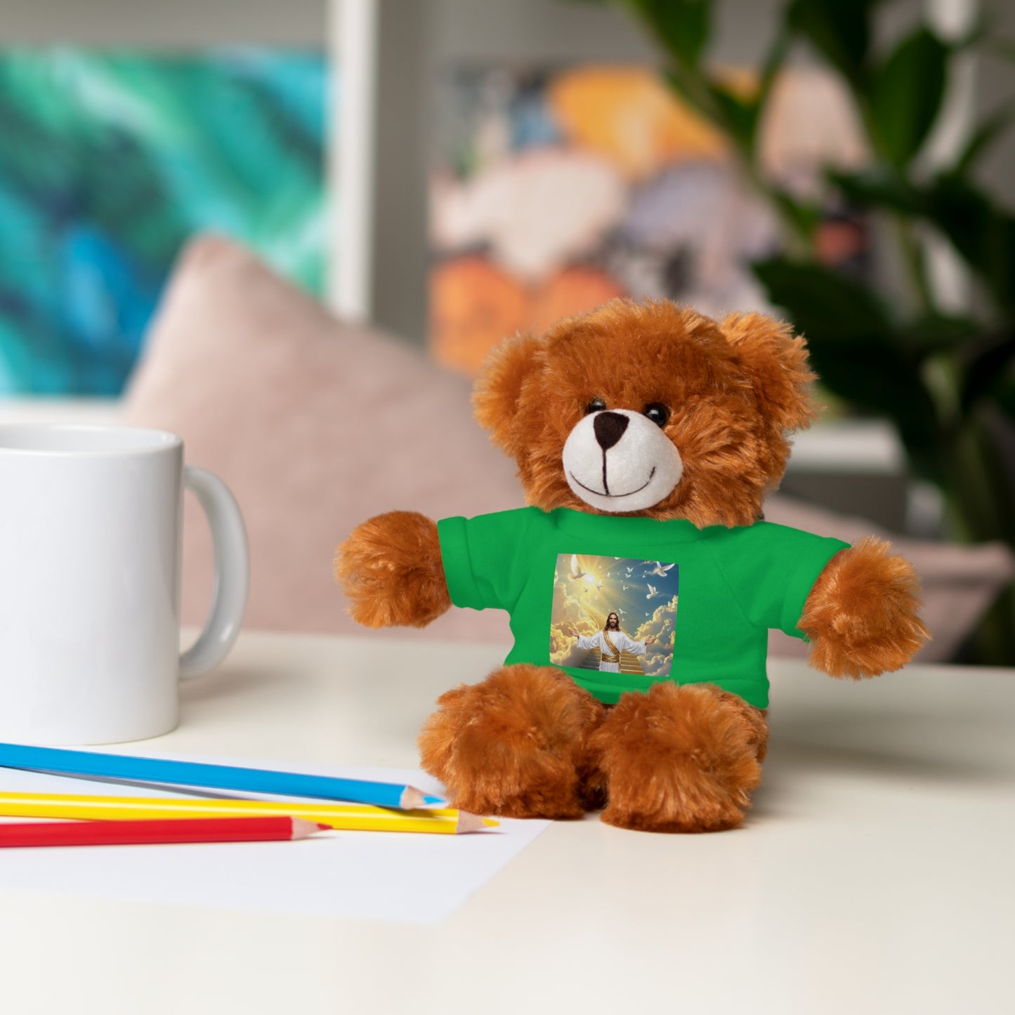 Cute Stuffed Animals with Custom Tee
