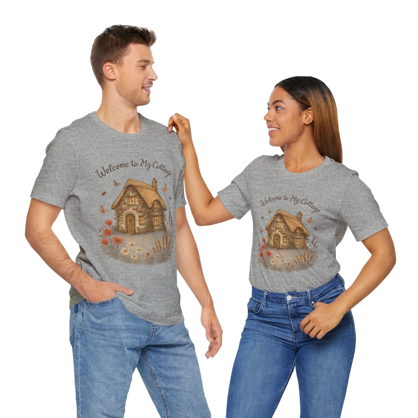 Cottage Tee - Relaxing English Countryside Short Sleeve Shirt