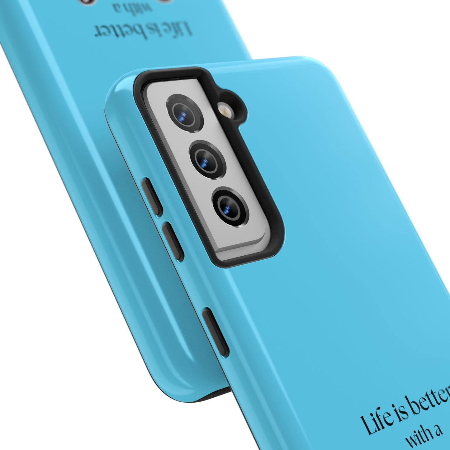 Dog Lover Tough Phone Case | Life is Better with a Dog | Gift for Pet Owners, Dog Mom, Birthday, Dog Adoption, Animal Lover