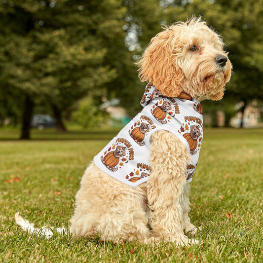 Cozy Autumn Pet Hoodie with Pumpkin Design | Cute Dog Winter Wear, Pet Costume, Halloween Outfits, Fall Fashion for Pets