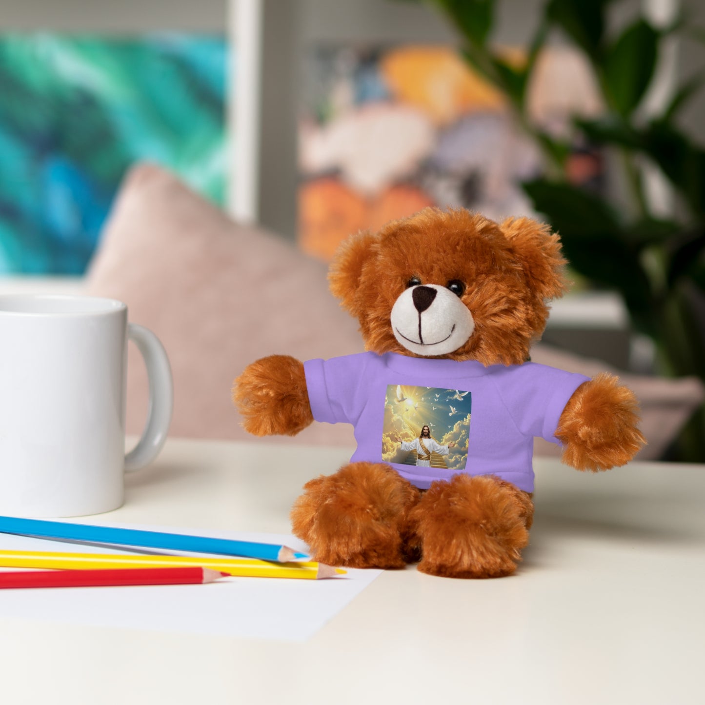 Cute Stuffed Animals with Custom Tee