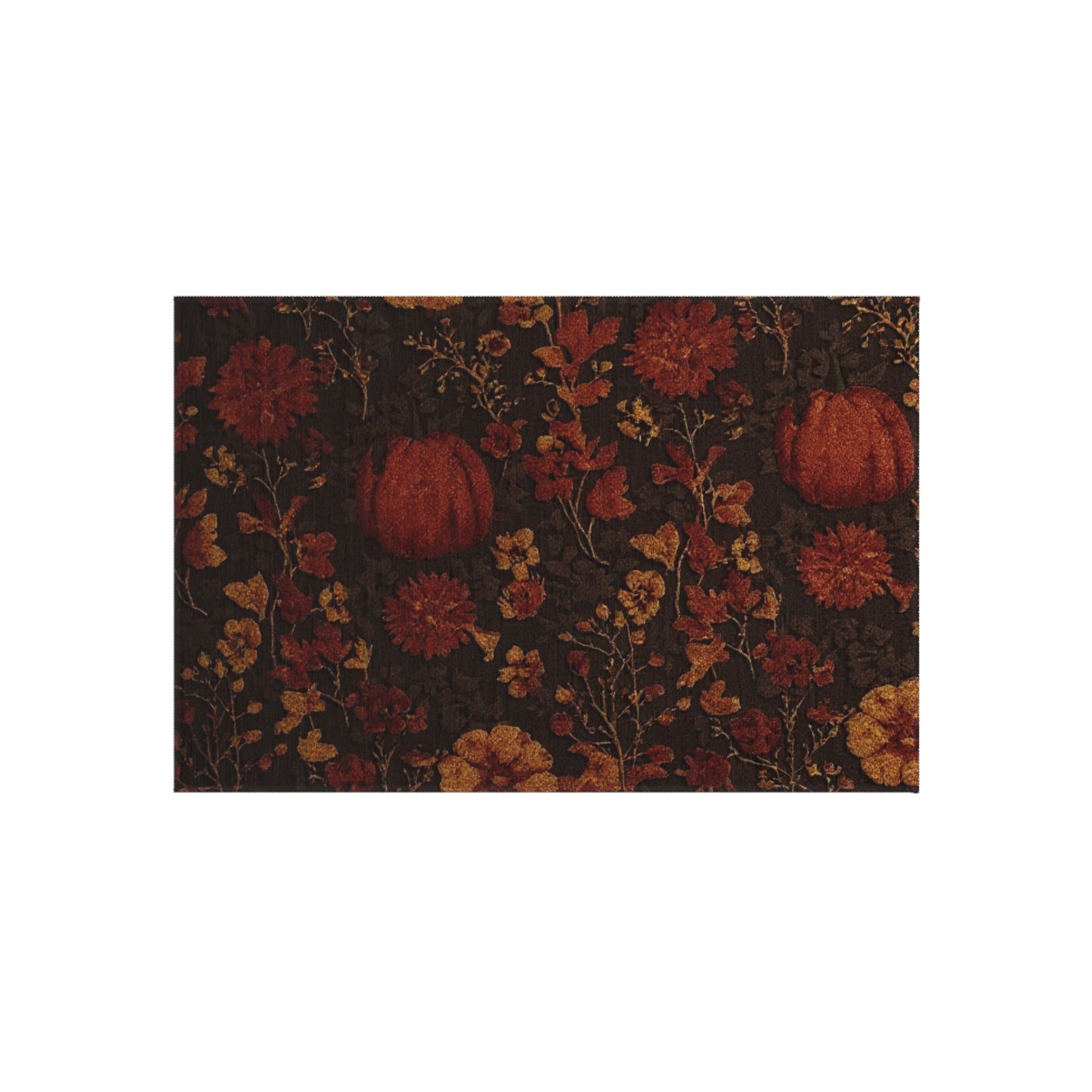 Outdoor Area Rug, Floral Outdoor Mat, Patio Decor, Garden Rug, Home Entryway, Floor Decor, Boho Style