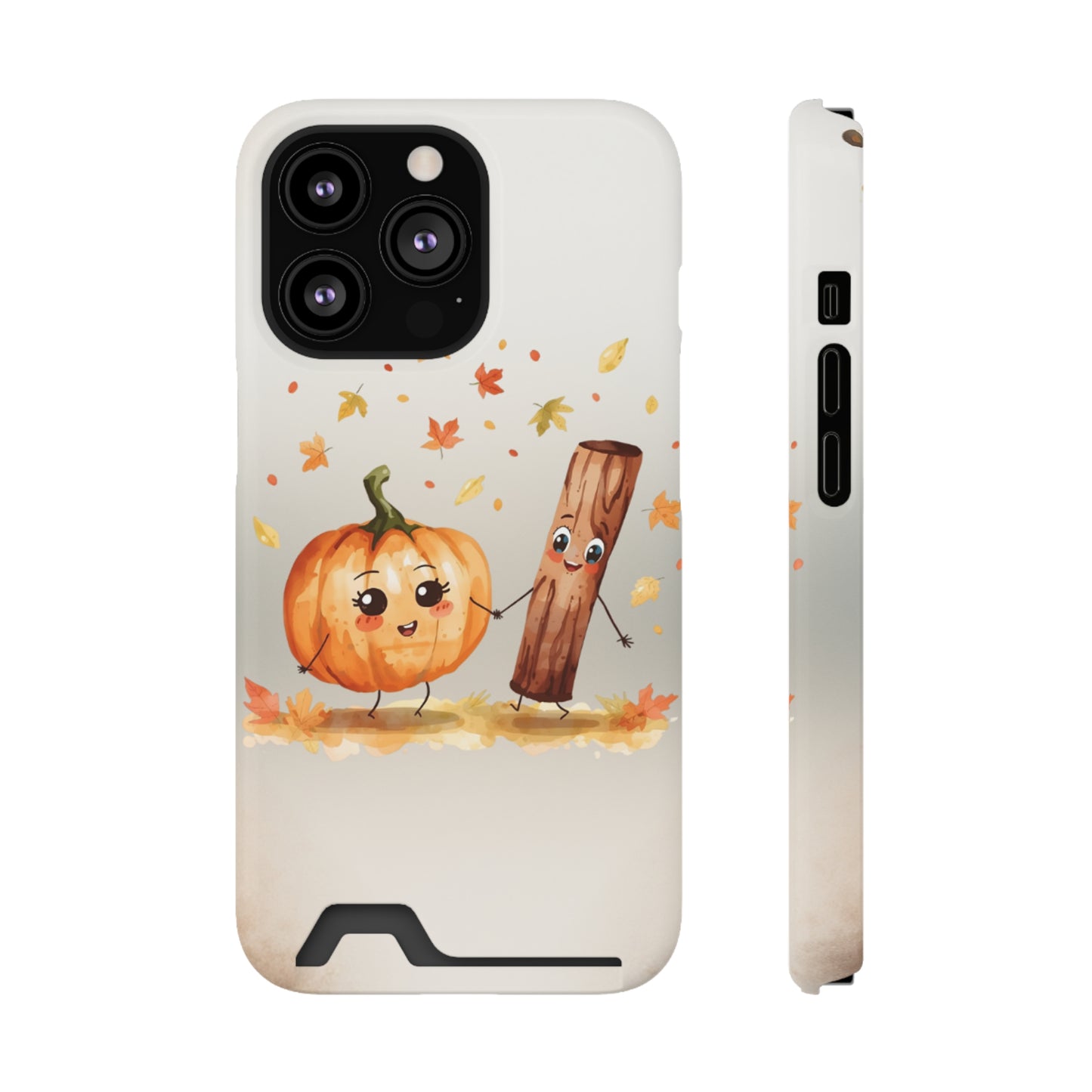 Phone Case - Pumpkin & Spice Card Holder