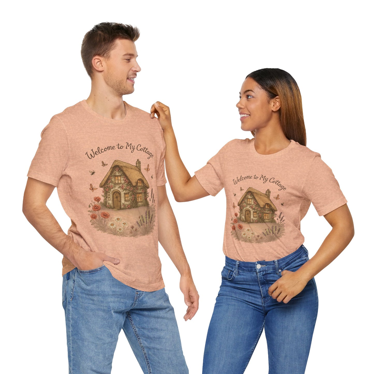 Cottage Tee - Relaxing English Countryside Short Sleeve Shirt