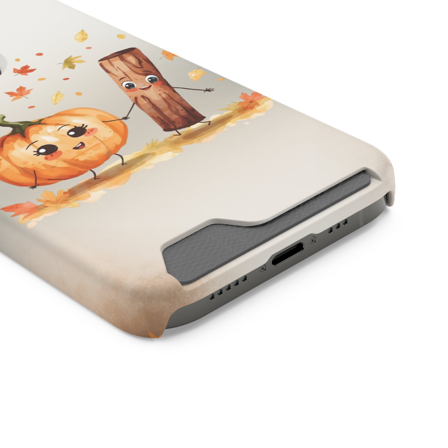 Phone Case - Pumpkin & Spice Card Holder