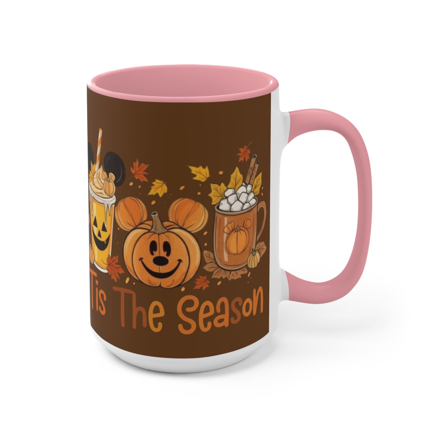Festive Fall Accent Mugs | Halloween Coffee Cup, Autumn Drinkware, Seasonal Gift, Cozy Mug, Cute Kitchen Decor