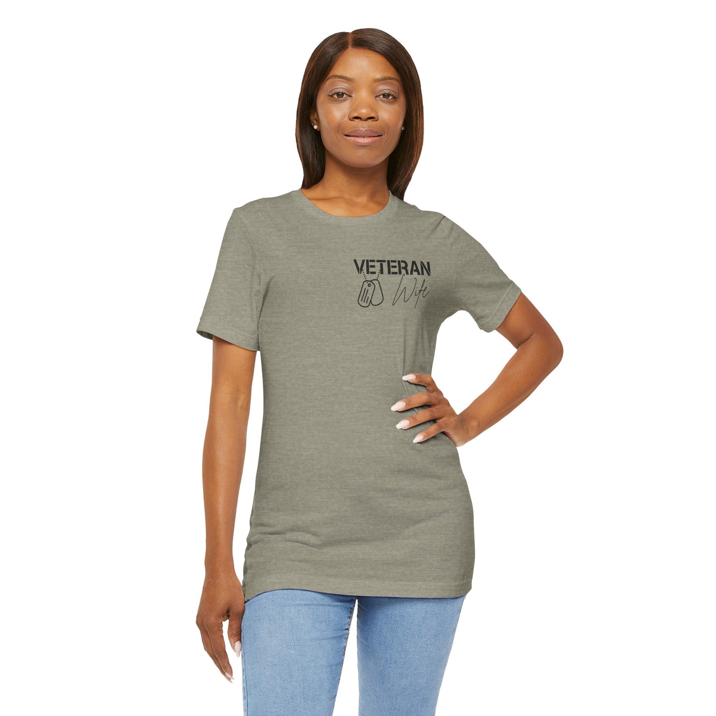 Veteran Wife T-Shirt — Proud Military Spouse Tee