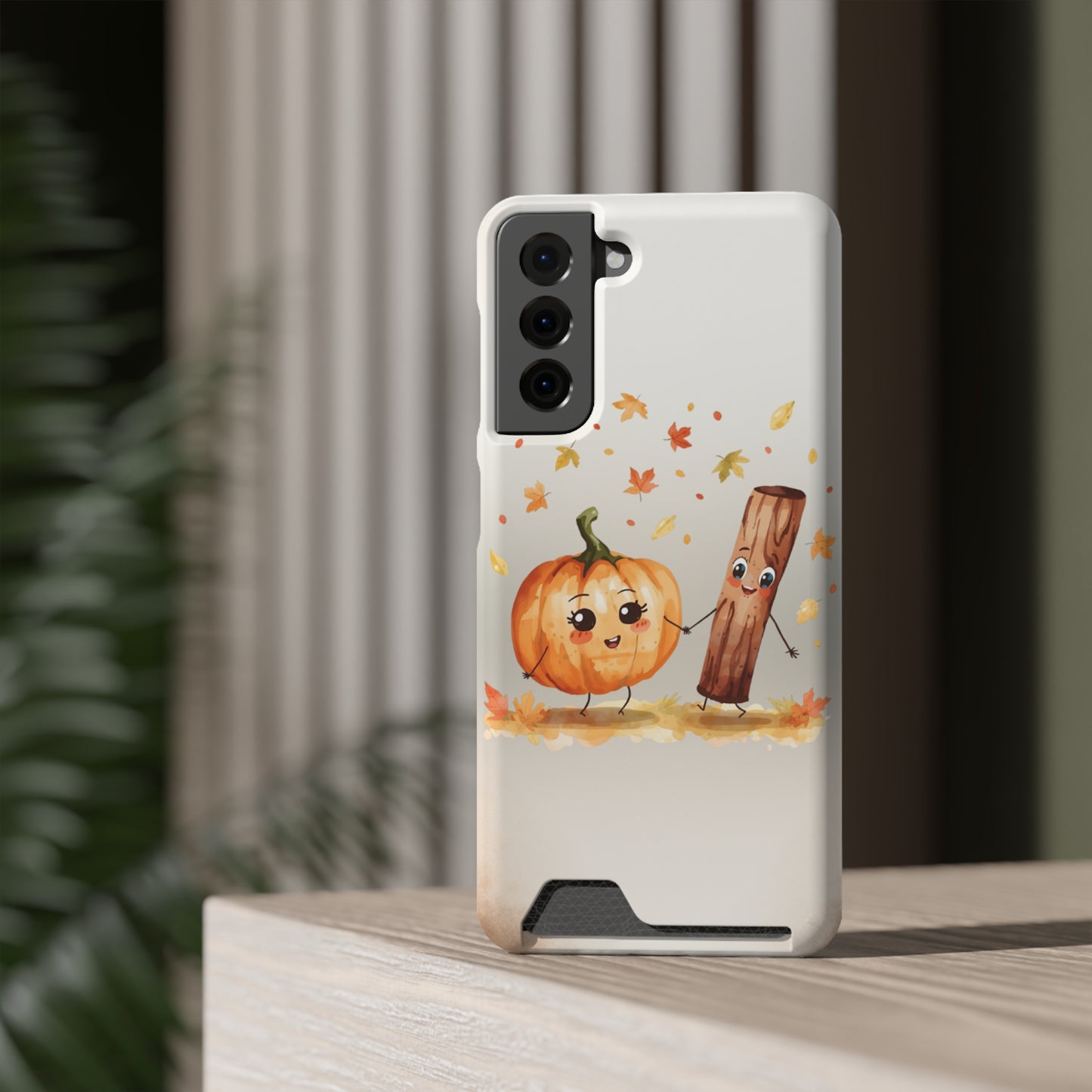 Phone Case - Pumpkin & Spice Card Holder
